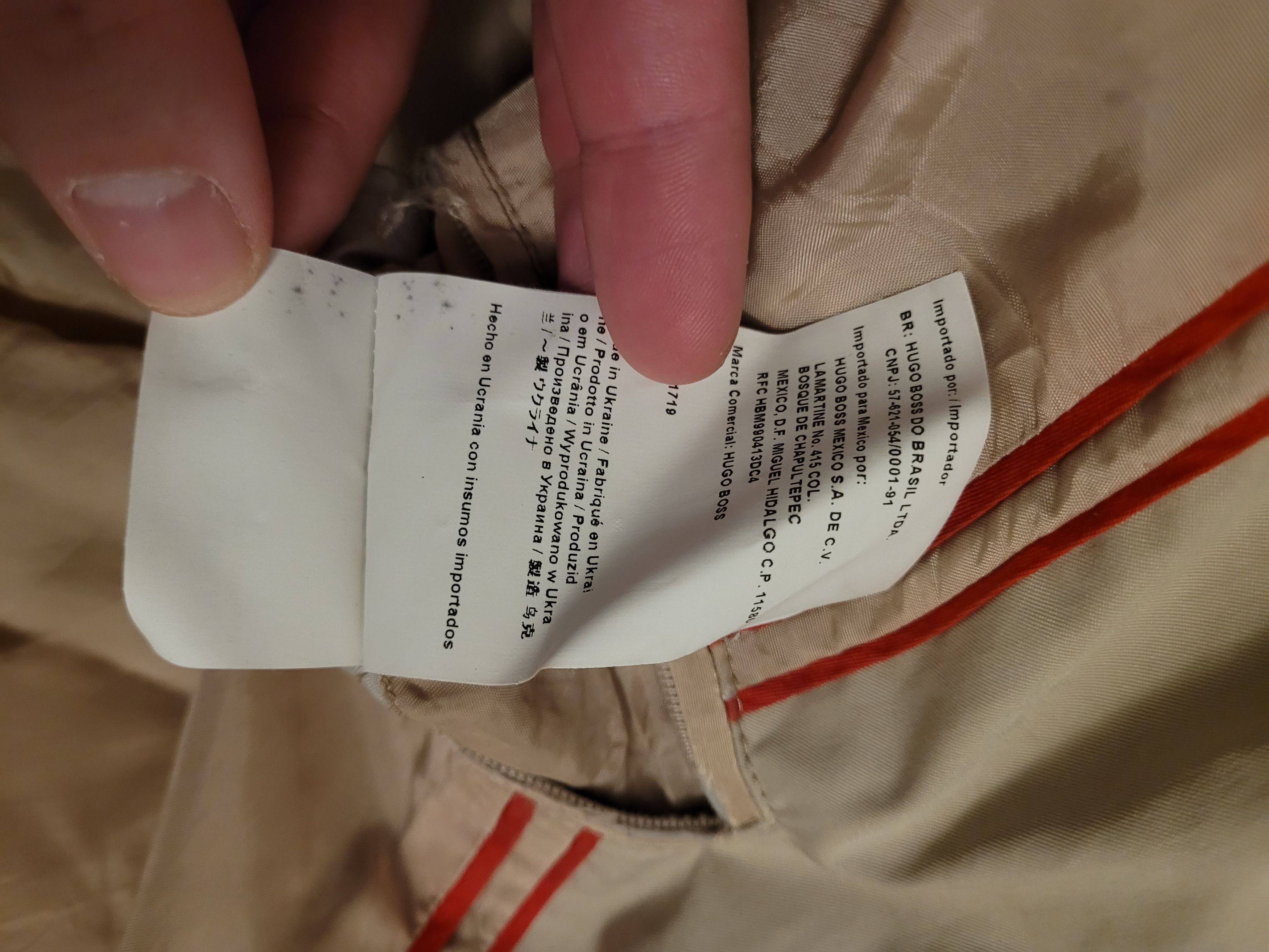 Hugo Boss Hugo Boss beige Bomberjacket Size US M / EU 48-50 / 2 - 5 Thumbnail
