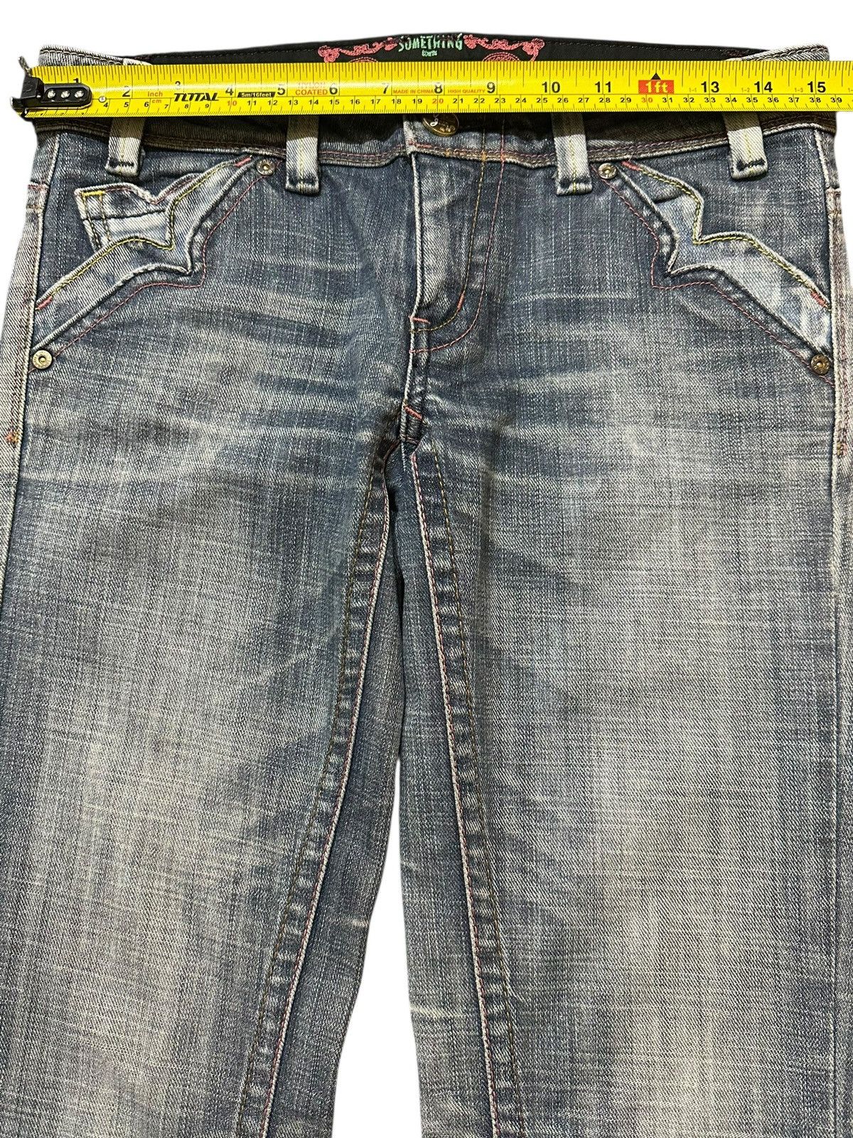 Edwin Vintage Japan Edwin Blue Faded Wash Style Flared Jeans Size US 30 / EU 46 - 11 Thumbnail