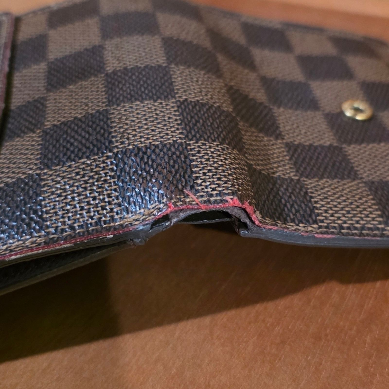 Louis Vuitton Louis Vuitton Damier Ebene Elise Wallet Size ONE SIZE - 6 Thumbnail