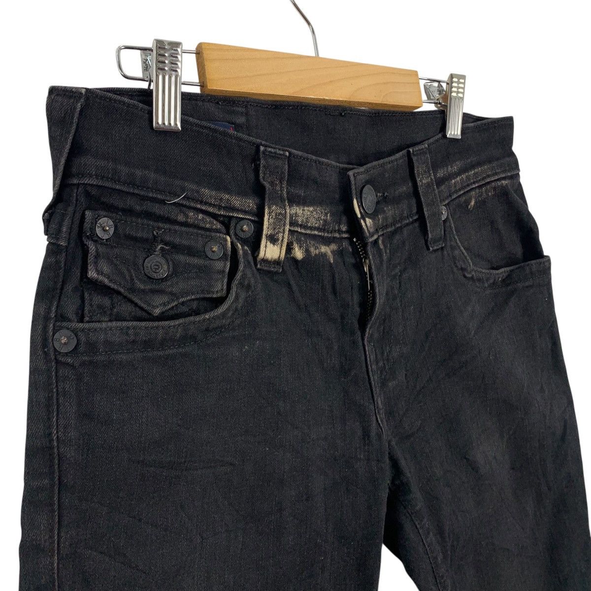 Japanese Brand TRUE RELIGION Japanese Made in USA Denim Jeans Short Pants Size US 28 / EU 44 - 6 Thumbnail