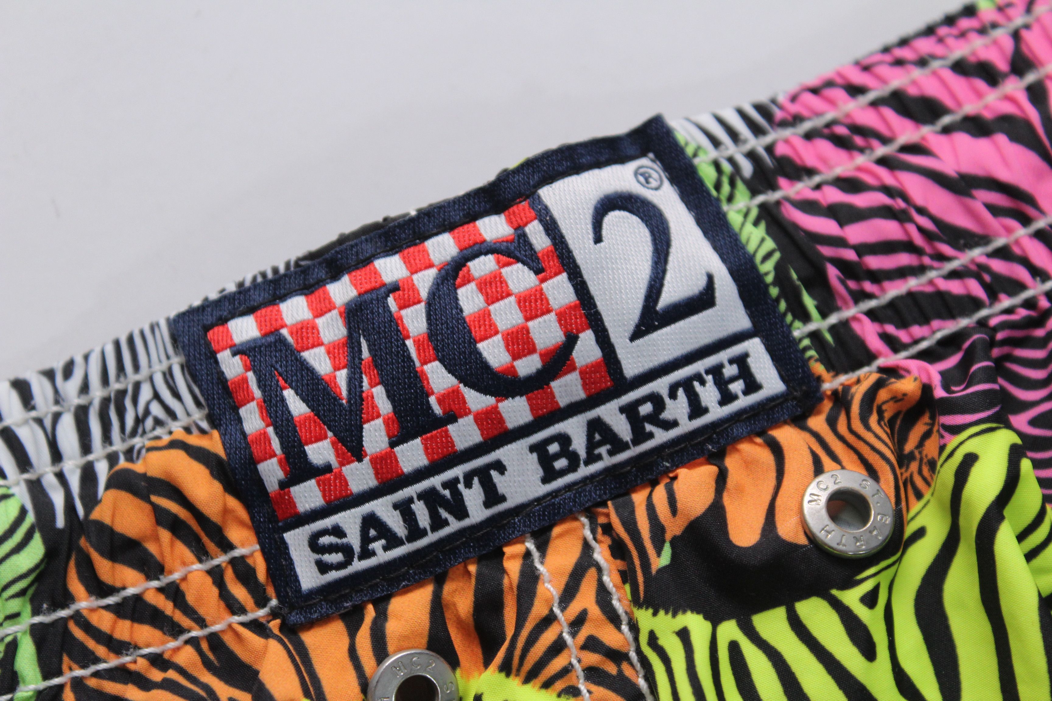MC2 Saint Barth Mc2 Saint Barth Beach Swimming Shorts Animal Print Size S Size US 30 / EU 46 - 6 Thumbnail