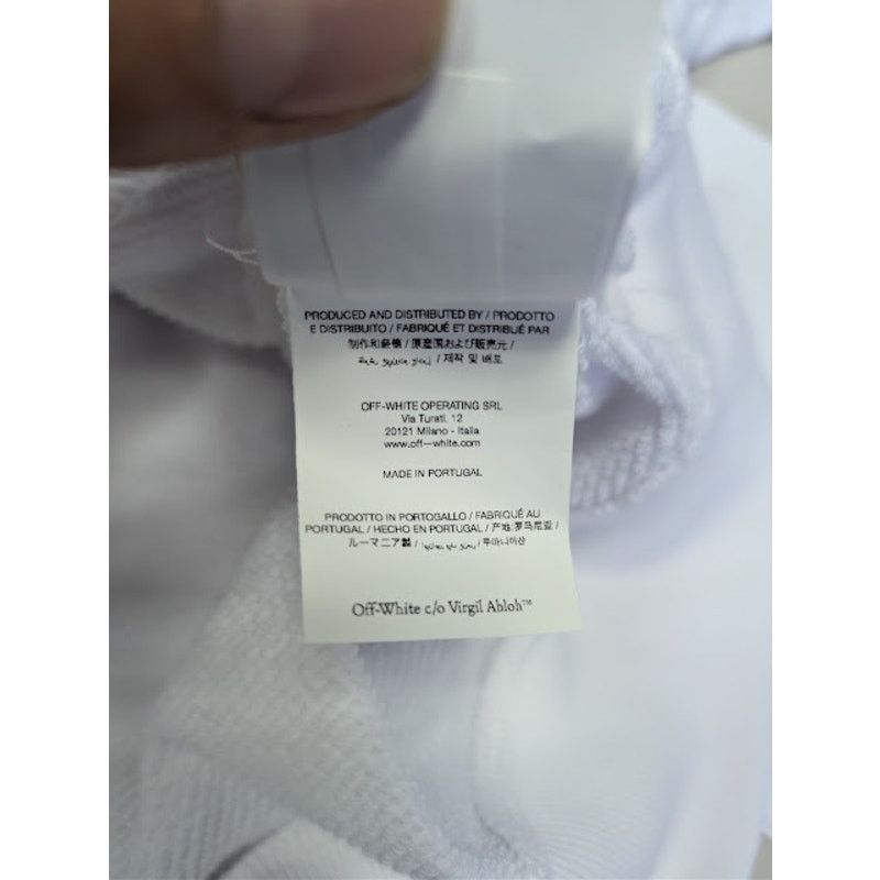 Off-White o1rshd1 Arrow Skate Hoodie in White / Black Size US M / EU 48-50 / 2 - 22 Thumbnail