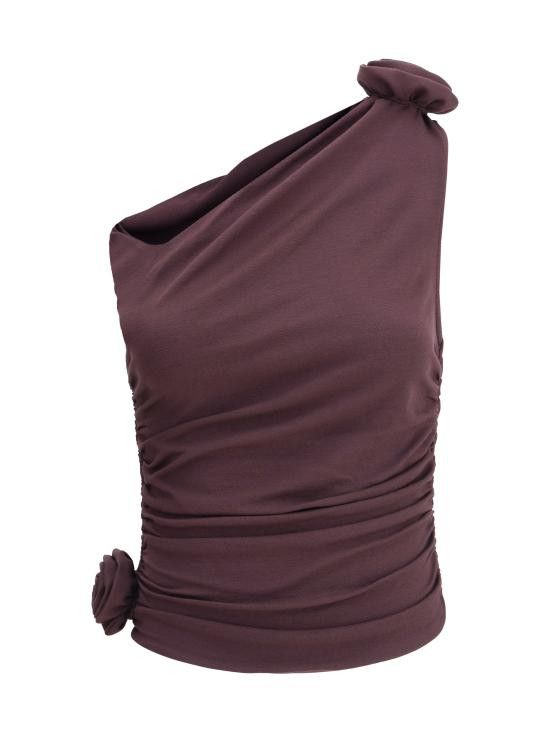 Magda Butrym MAGDA BUTRYM Women Tops 106725 BORDEAUX PURPLE Size S / US 4 / IT 40 - 1 Thumbnail