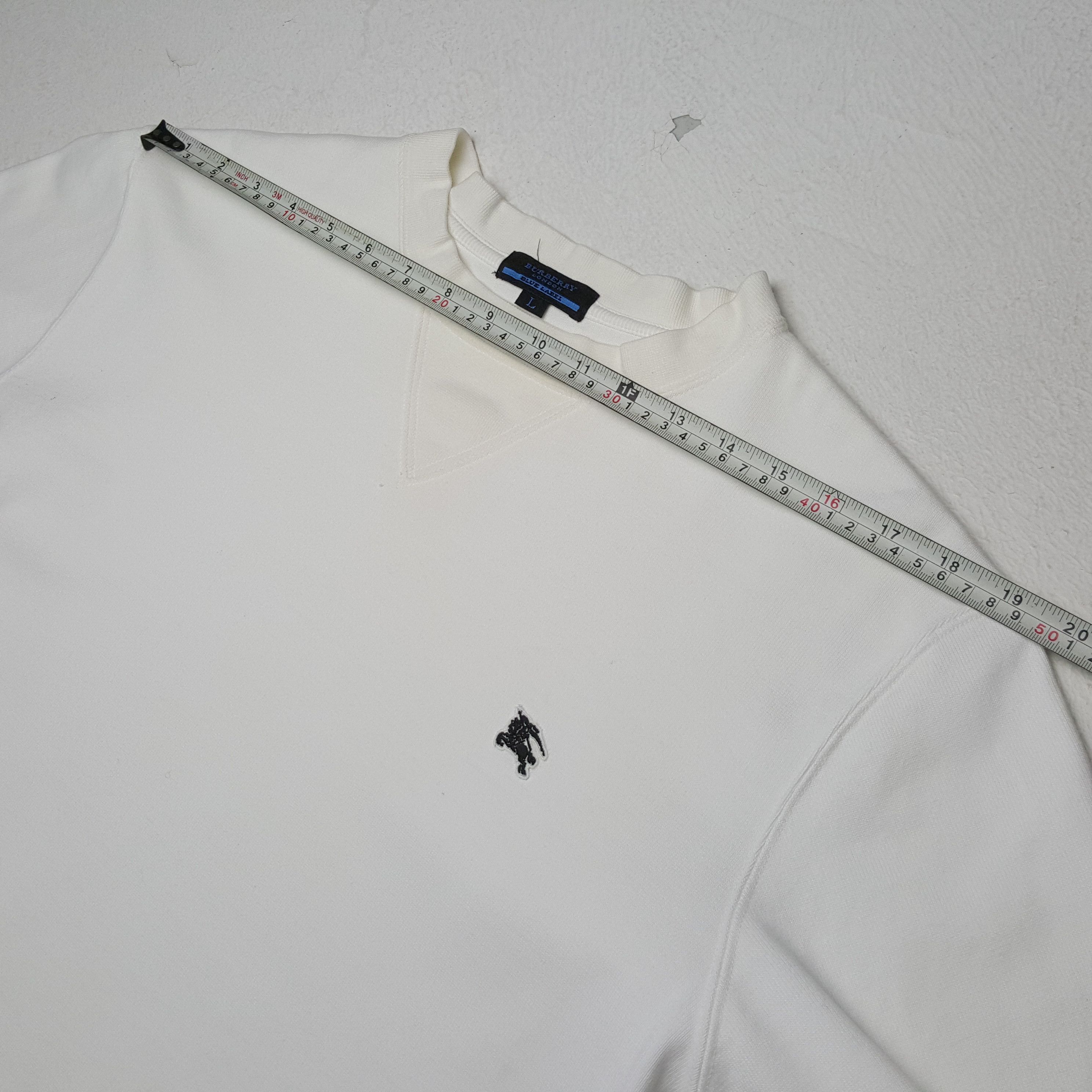 Burberry × Vintage BURBERRY LONDON BLUE LABEL Fashion Custom Art Sweatshirt Size US M / EU 48-50 / 2 - 5 Thumbnail