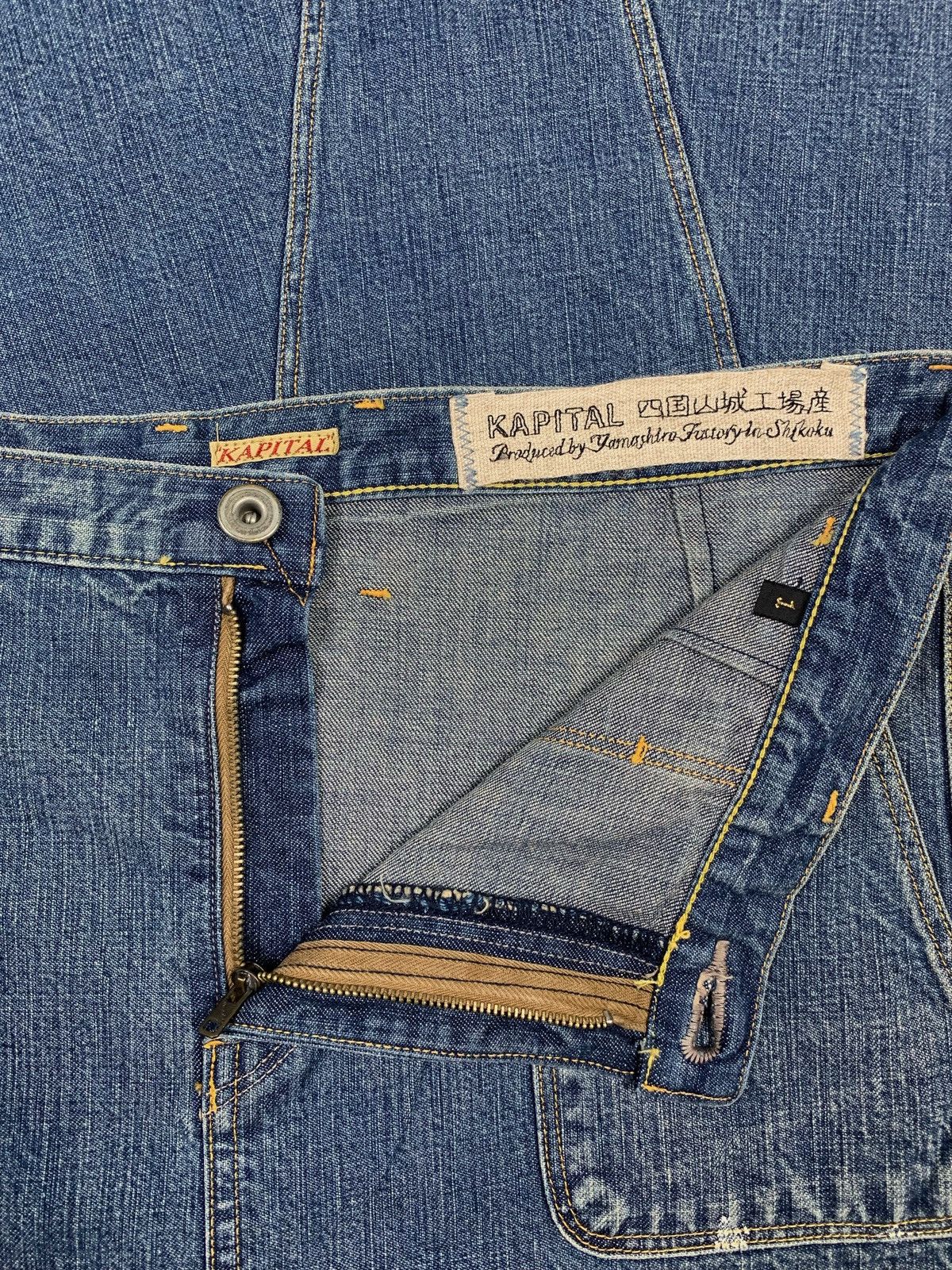Japanese Brand × Kapital Kapital Skirt Flared Denim Pants Size US 30 / EU 46 - 6 Thumbnail