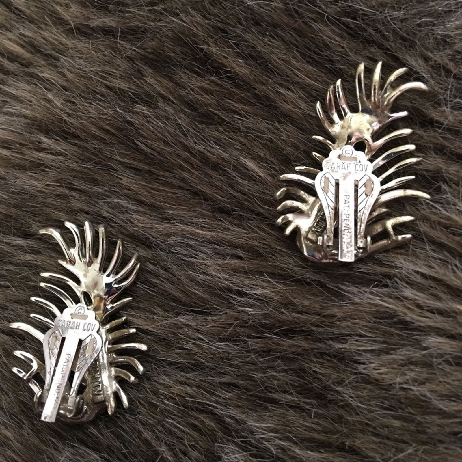 Vintage Vintage 70s Sarah Coventry Feather Fantasy clips Size ONE SIZE - 2 Thumbnail