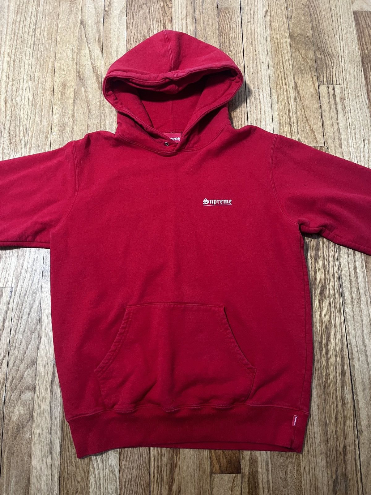 Supreme Supreme Mary Hooded Sweatshirt ‘Red’ Size US M / EU 48-50 / 2 - 2 Thumbnail