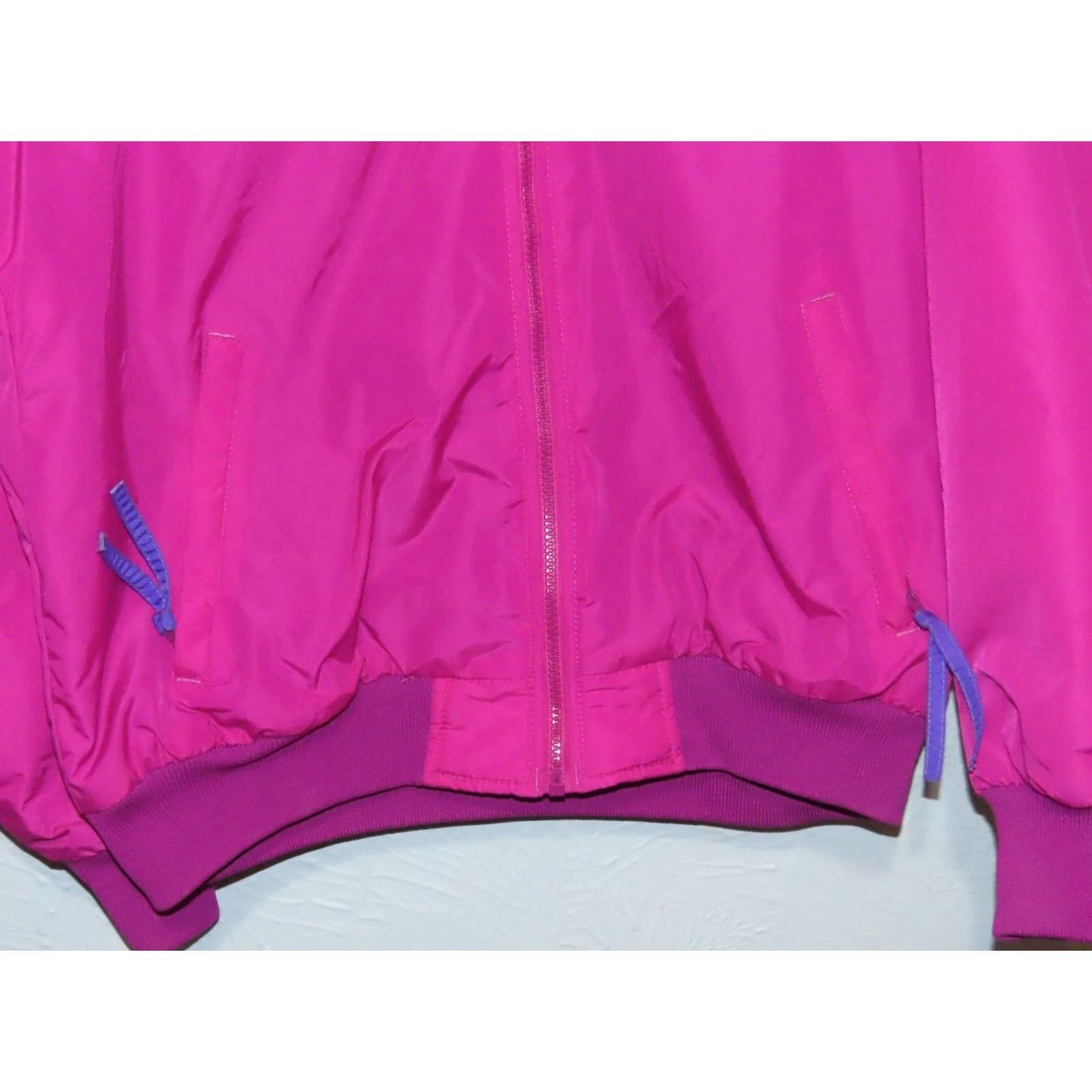 Vintage VINTAGE Columbia Jacket Purple/Teal Bomber Insulated Nylon Zip Short Women's L 90s Theme Size L / US 10 / IT 46 - 7 Thumbnail