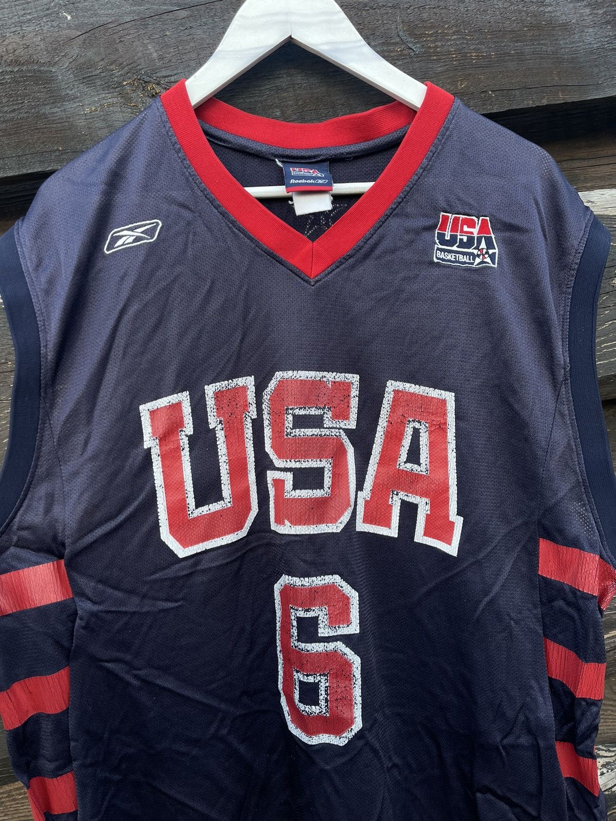 Reebok × Vintage 90’s Reebok USA #6 McGrady basketball jersey vintage Size US XL / EU 56 / 4 - 3 Thumbnail