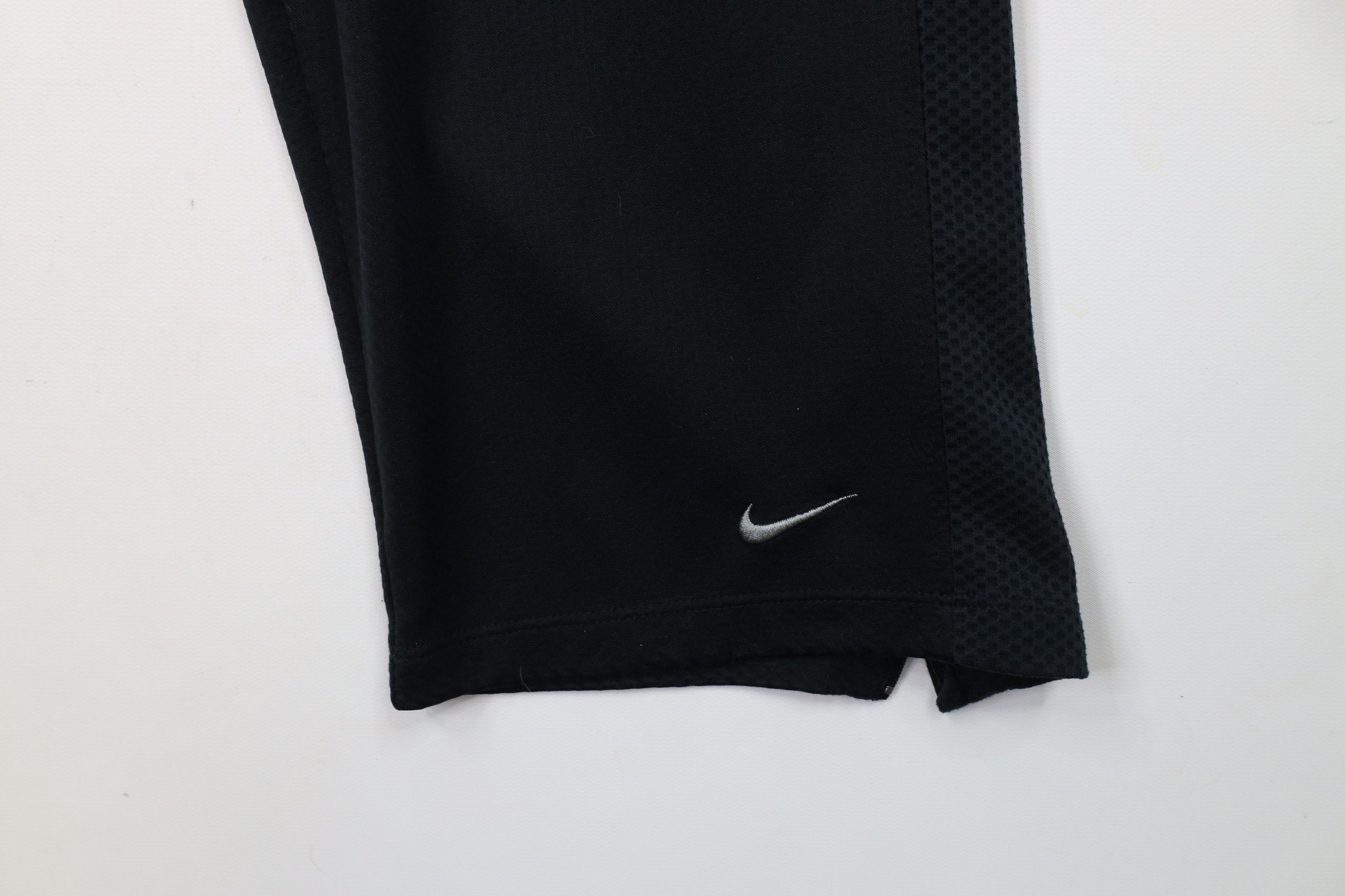 Nike × Vintage Vintage Nike Scott Mini Swoosh Knit Wide Leg Pants Black Size US 34 / EU 50 - 5 Thumbnail