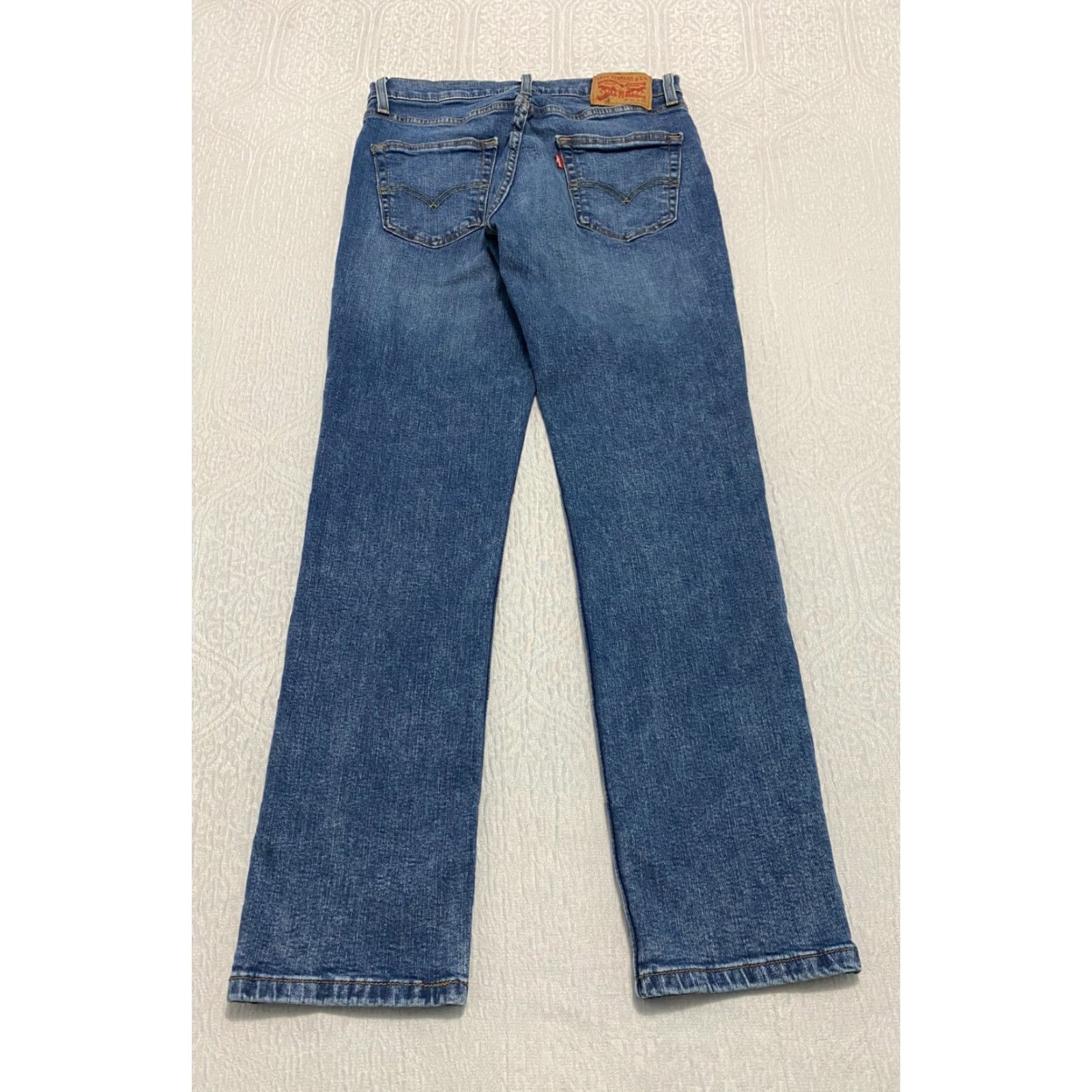 Levi's VINTAGE Levi's 511 Slim Jeans Mens 31x32 Blue Denim Stretch 5-Pocket Design Mid Rise Size US 31 - 2 Thumbnail