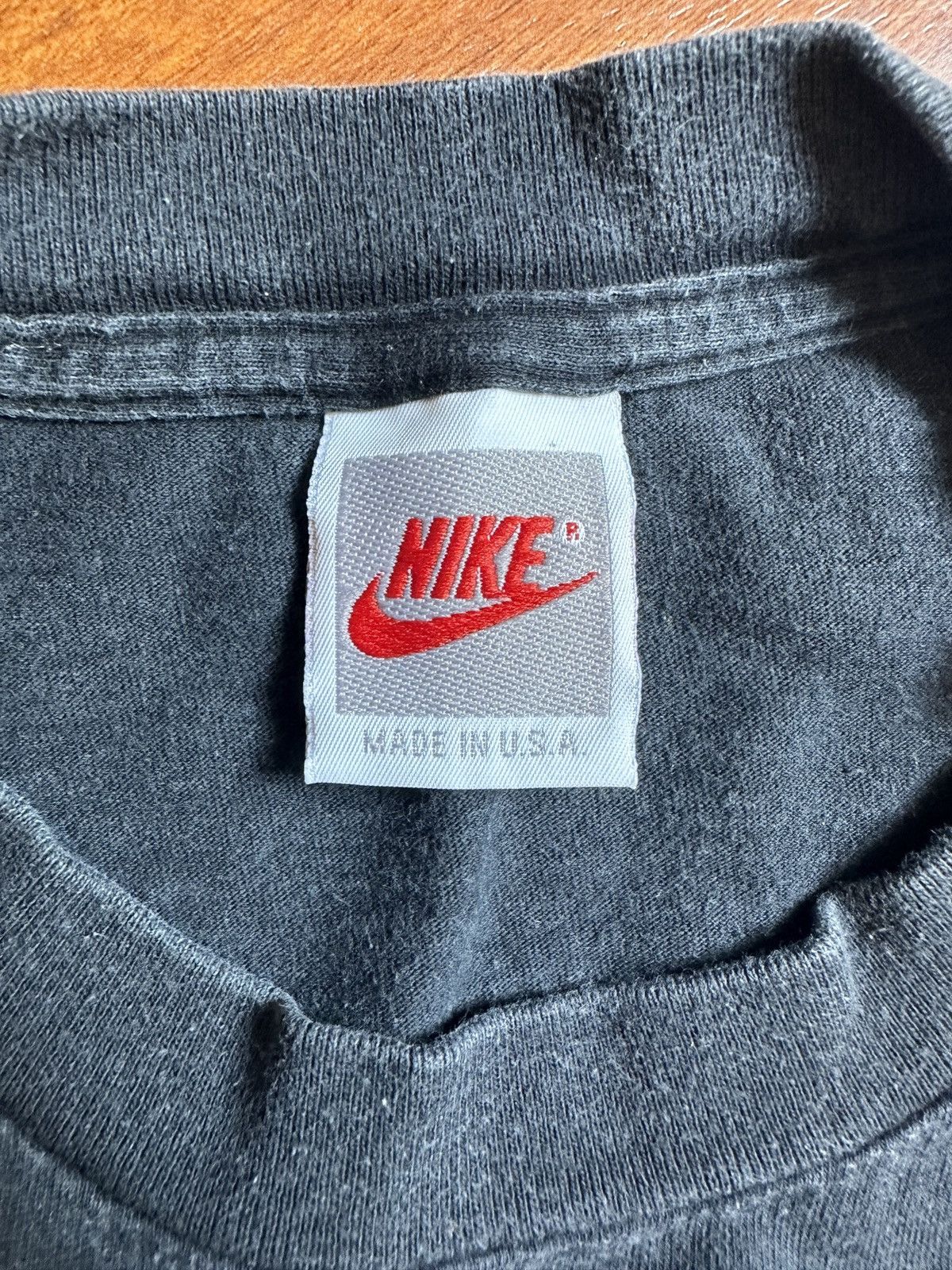 Vintage Nike PLAY Shirt Black 90s