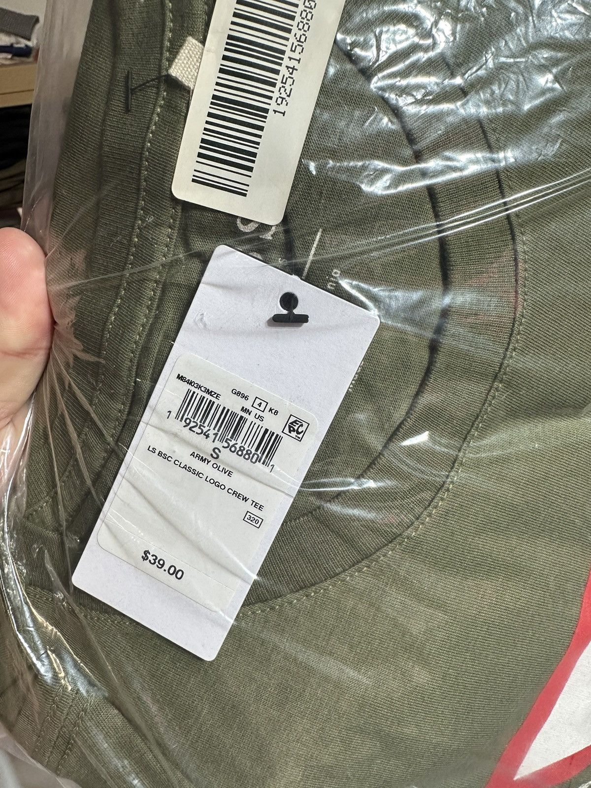 Guess Guess Classic Logo Tee Green Size US S / EU 44-46 / 1 - 3 Thumbnail