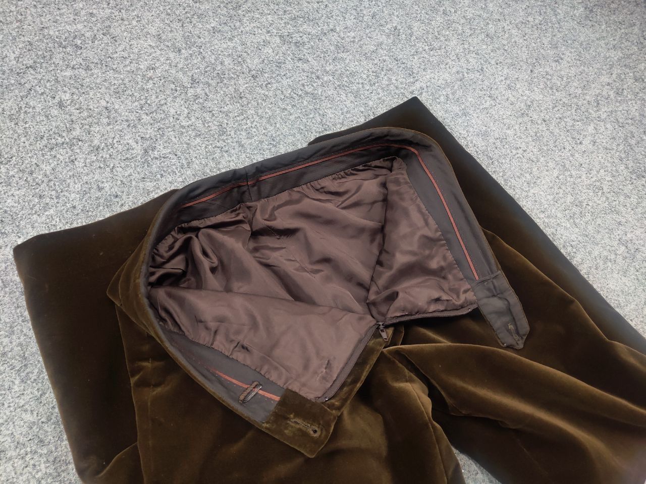 Loro Piana Loro piana Italy Design Velour straight trousers Pants Size 29" - 12 Thumbnail