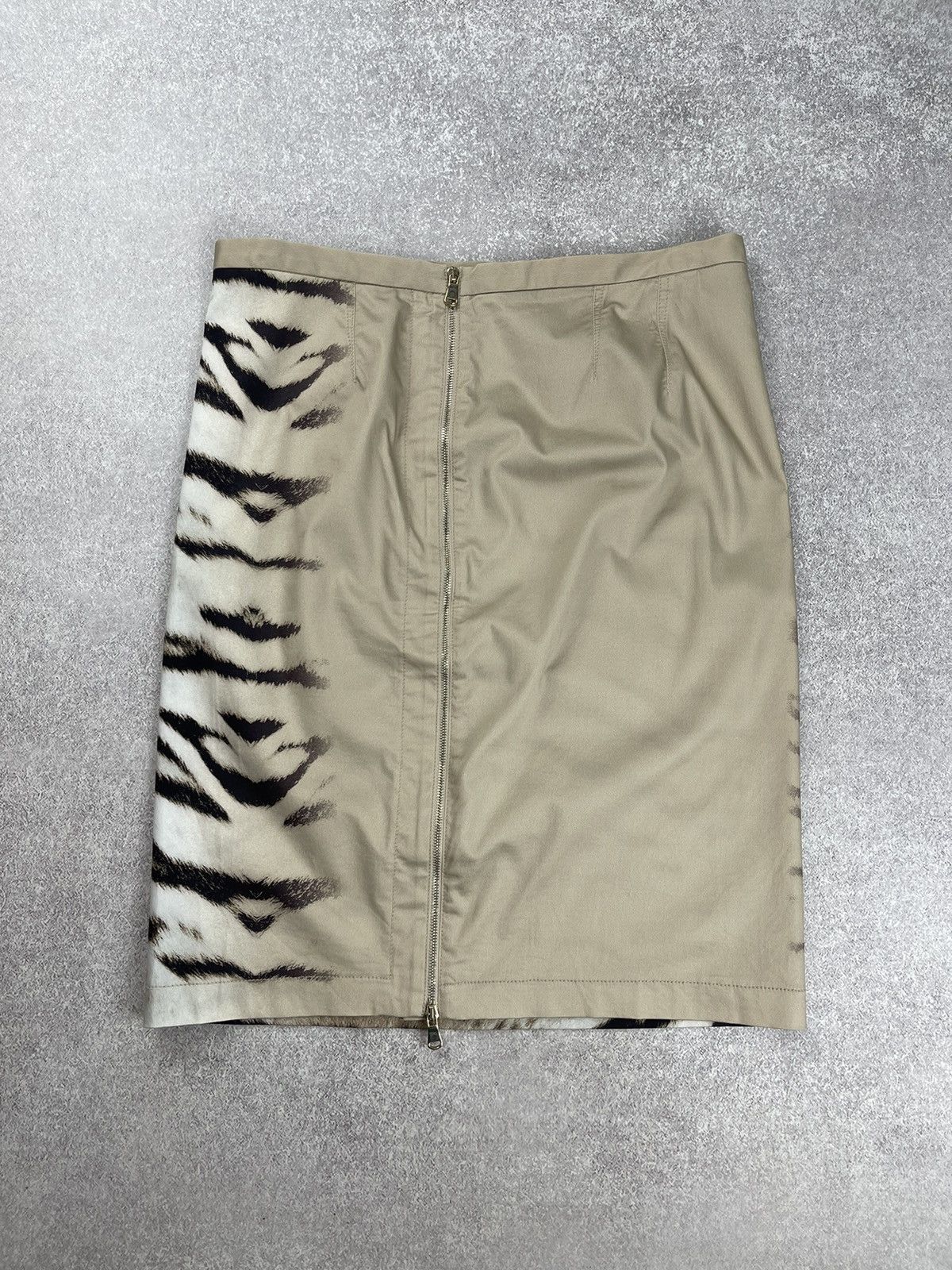 Designer Vintage Roccobarocco Leopard Print Skirt Size I 44 Size 30" / US 8 / IT 44 - 4 Thumbnail