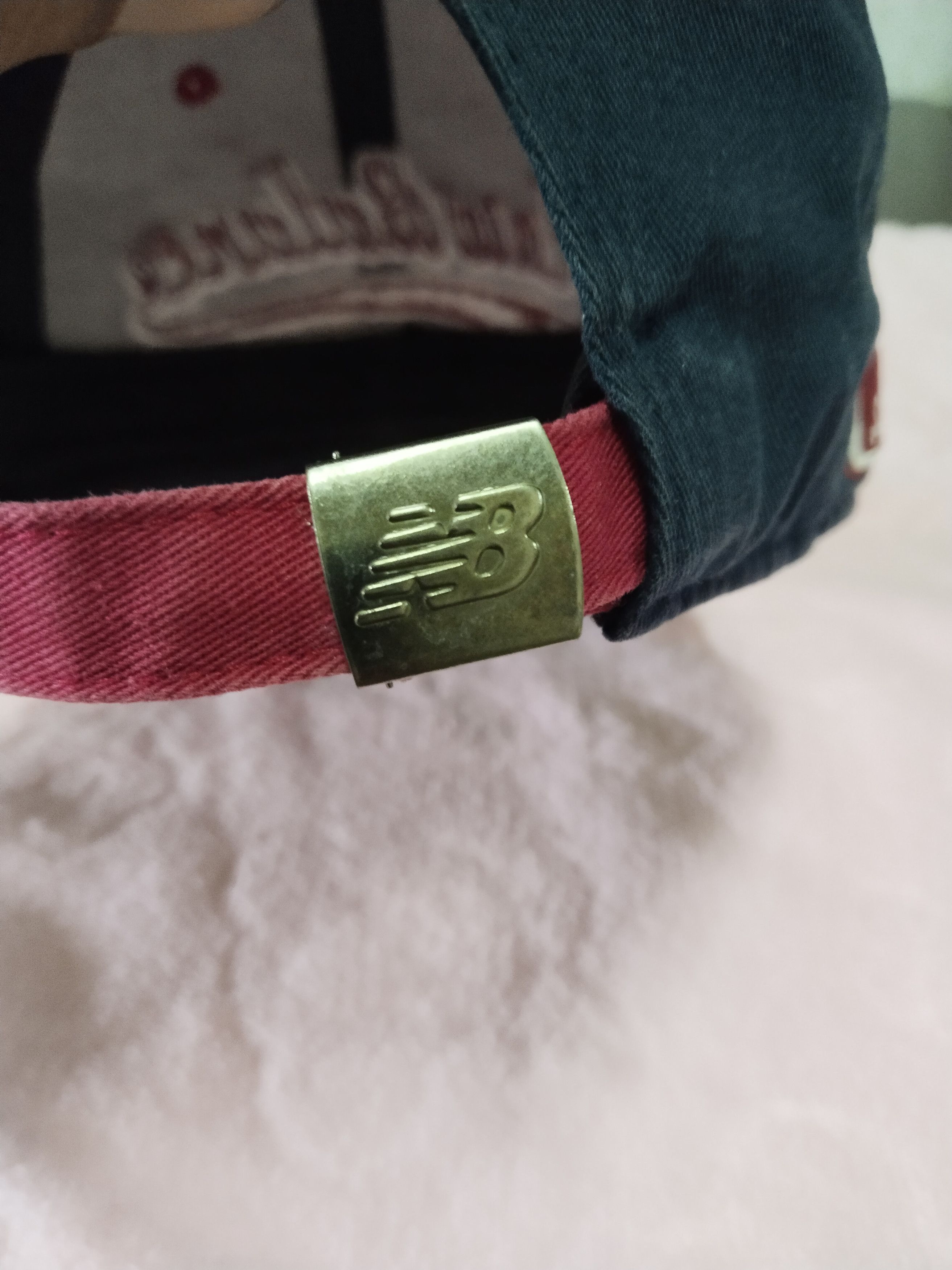 Japanese Brand × New Balance VINTAGE SUN FADED NEW BALANCE CAP ADJUSTABLE CLIP Size ONE SIZE - 5 Thumbnail