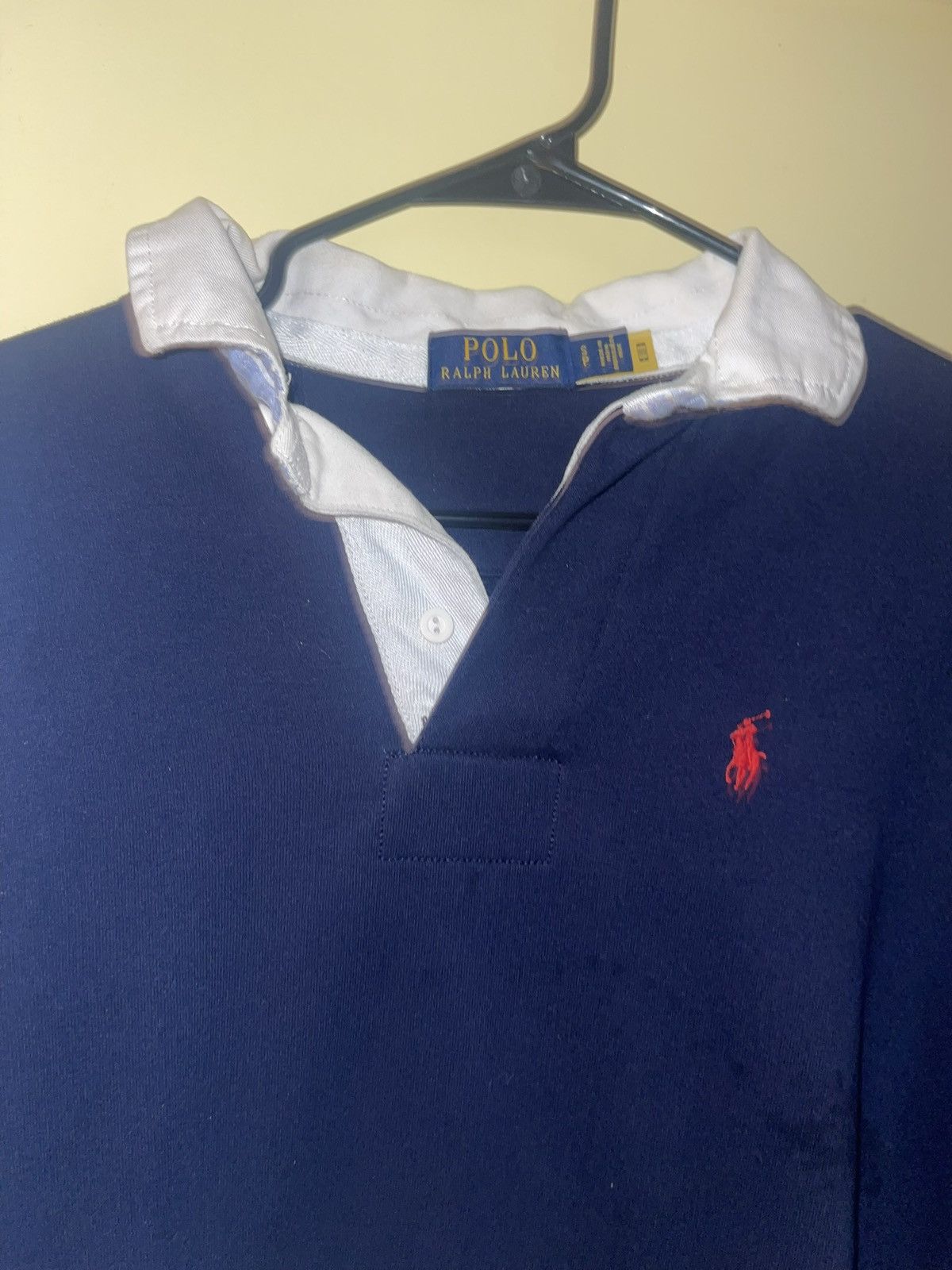 Polo Ralph Lauren Blue Polo Long Sleeve Size US S / EU 44-46 / 1 - 1 Thumbnail
