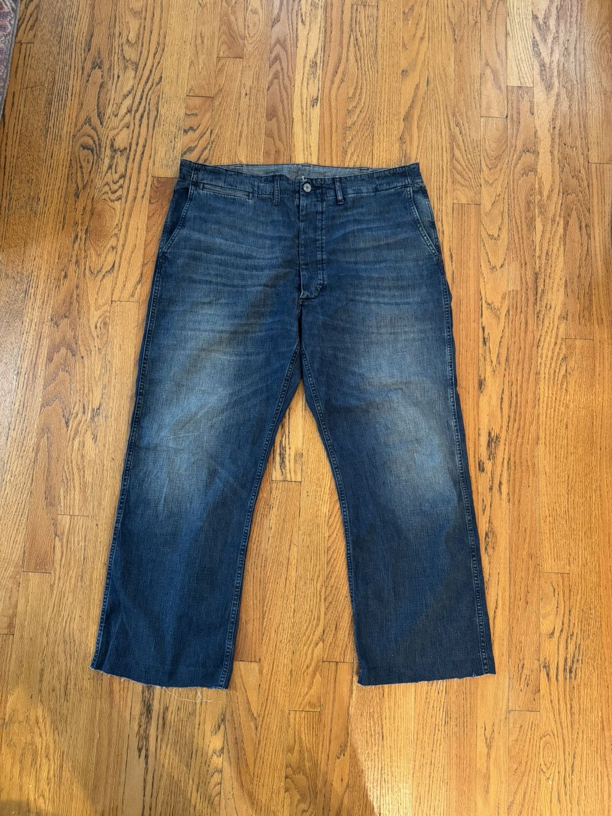 RRL Ralph Lauren RRL field pant w/ raw edge hem Size US 36 / EU 52 - 1 Thumbnail