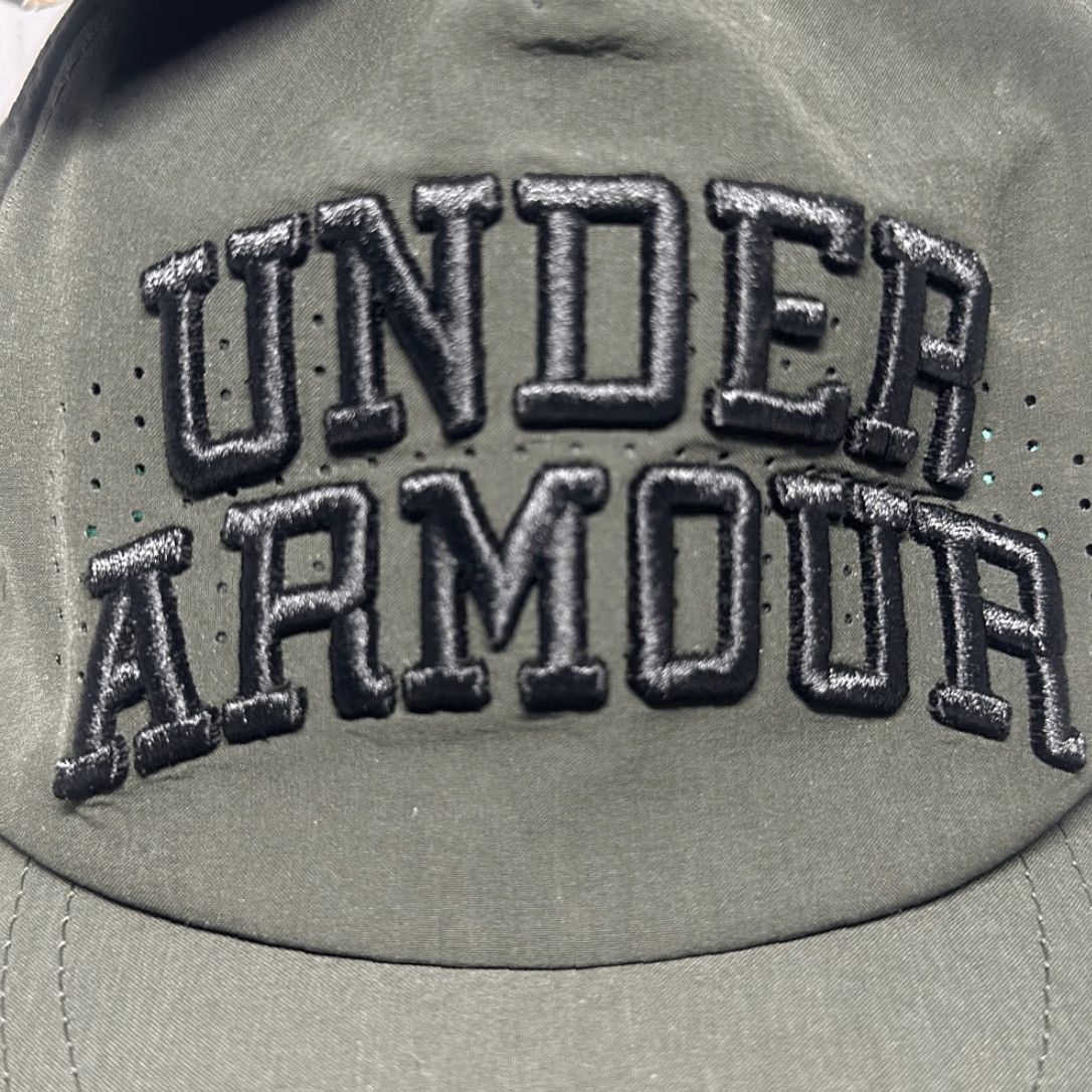 Under Armour Under Armour SnapBack Cap Hat Unisex Adults One Size Multicolor Hunter Green Black Embroidered Adjustable 95% Nylon Cap Hat Size ONE SIZE - 2 Thumbnail