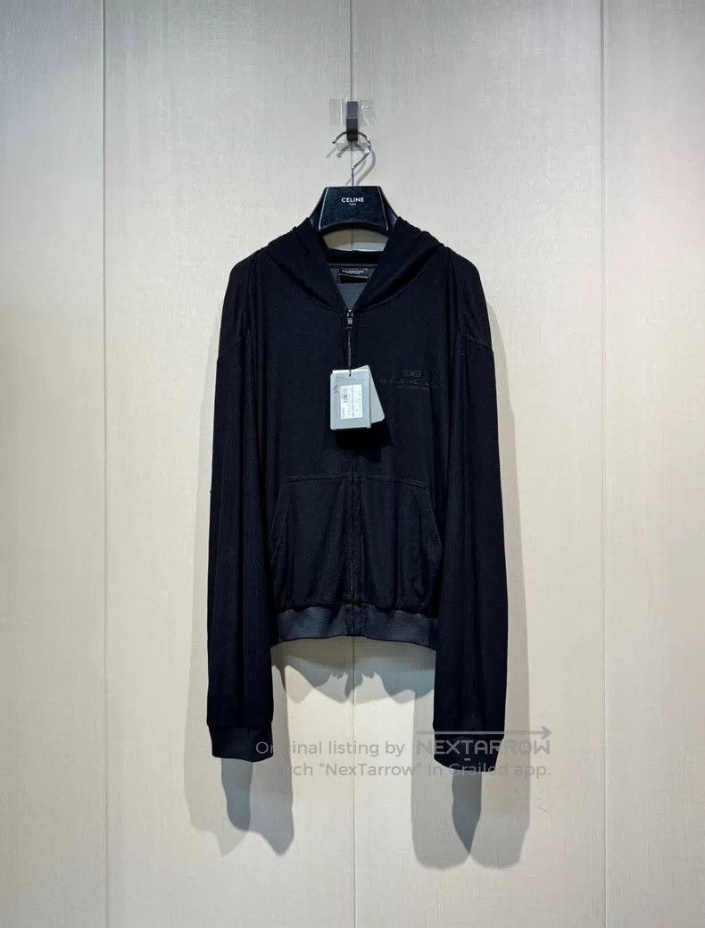 Balenciaga Balenciaga Zip-Up Hooded Sweatshirt Size US M / EU 48-50 / 2 - 1 Thumbnail