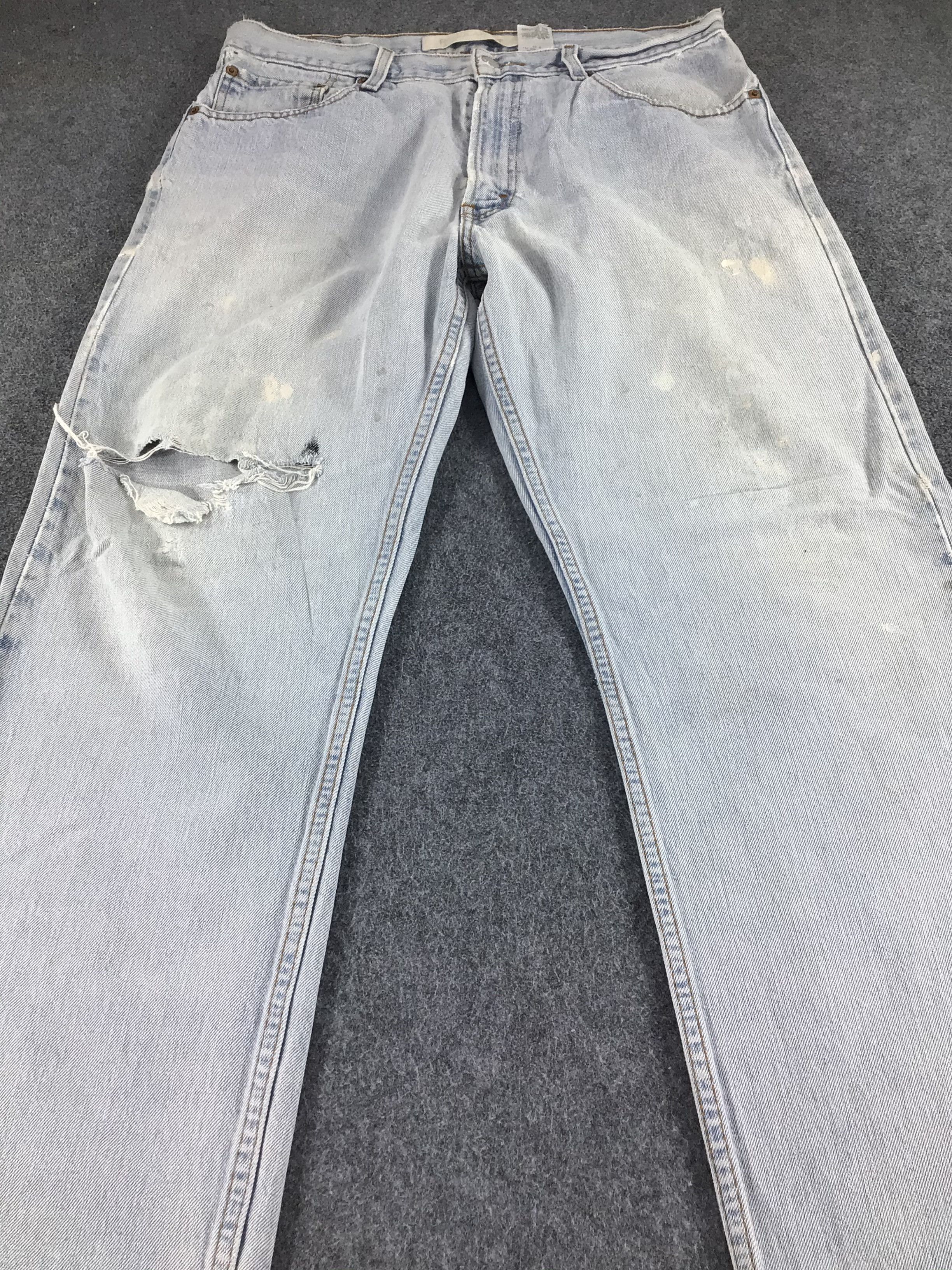 Levi's Vintage Light Wash Levis 505 Jeans-J486 Size US 34 / EU 50 - 3 Thumbnail