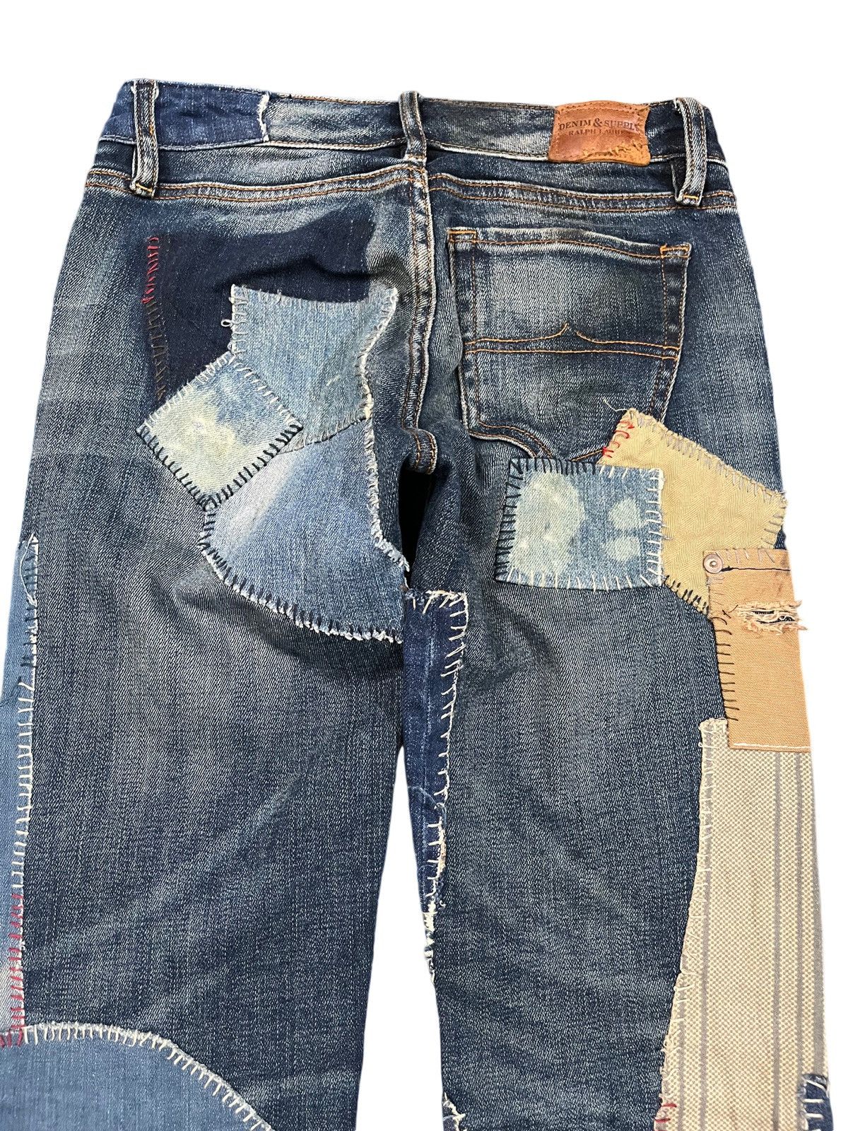 Denim & Supply Ralph Lauren × Ralph Lauren Vintage Denim Supply Ralph Lauren Indigo Patchwork Denim Size US 26 / EU 42 - 7 Thumbnail