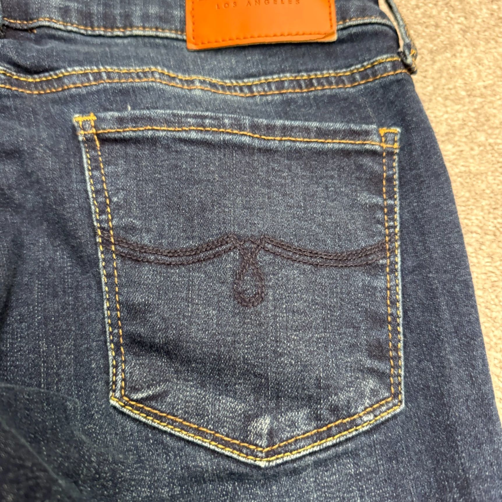 Lucky Brand VINTAGE Lucky Brand Skinny Jeans Womens 8 Low Rise Ankle Dark Wash Cotton Blend 90s Streetwear Size 30" / US 8 / IT 44 - 6 Thumbnail