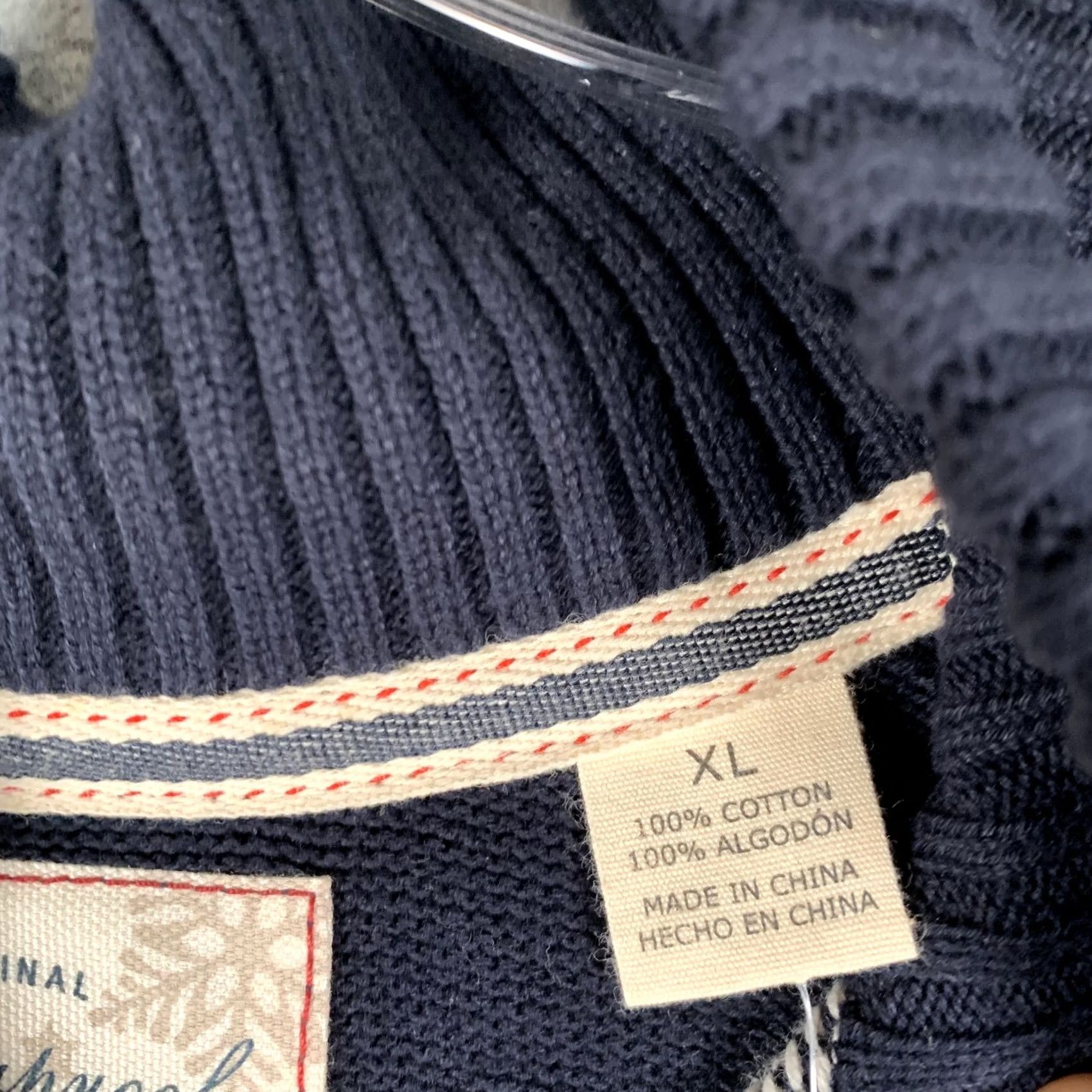 Weatherproof VINTAGE Weatherproof Sweater Mens XL Blue Navy Fair Isle Zip Mock Neck Pullover Size US XL / EU 56 / 4 - 7 Thumbnail