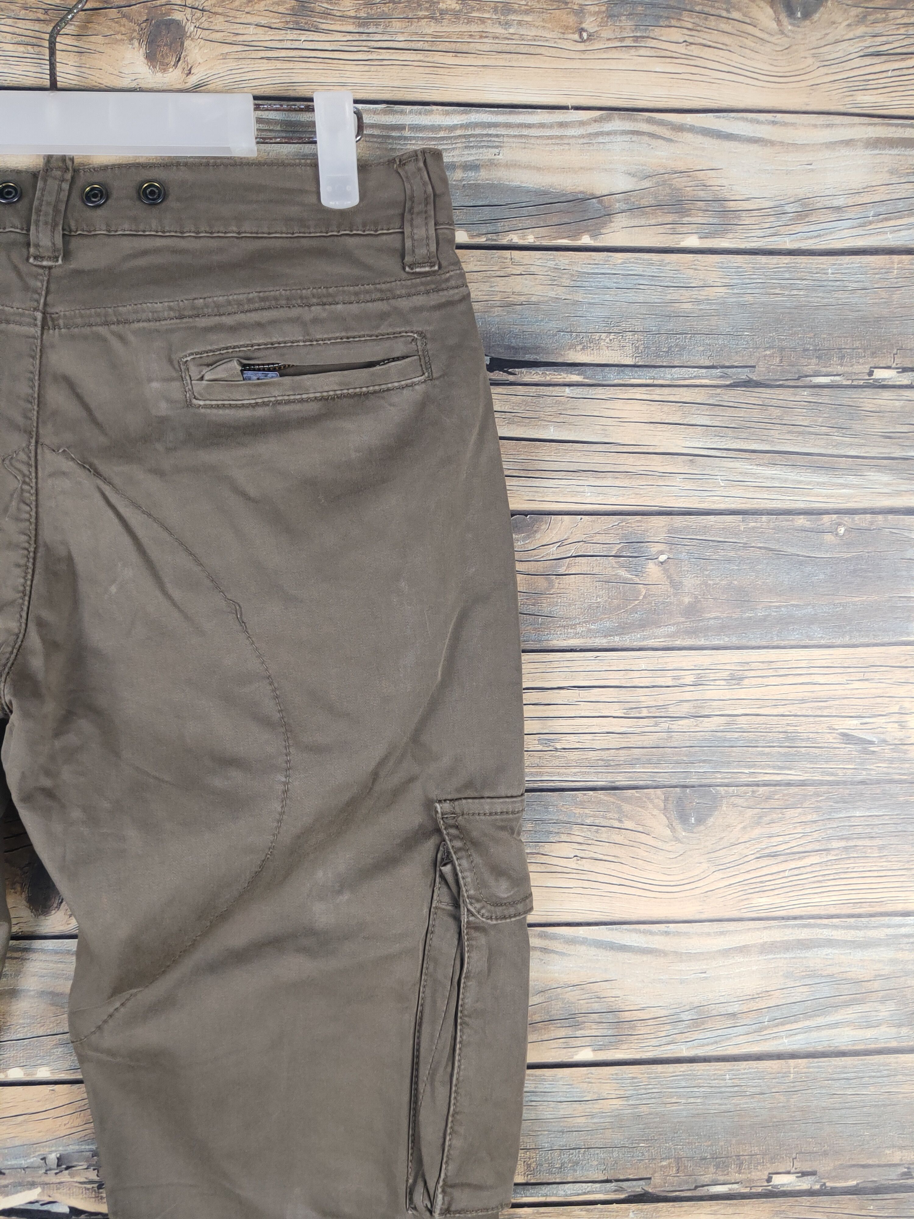 Japanese Brand DL Zara Brown Multipocket Tactical Cargo Pants #1574 Size US 31 - 10 Thumbnail