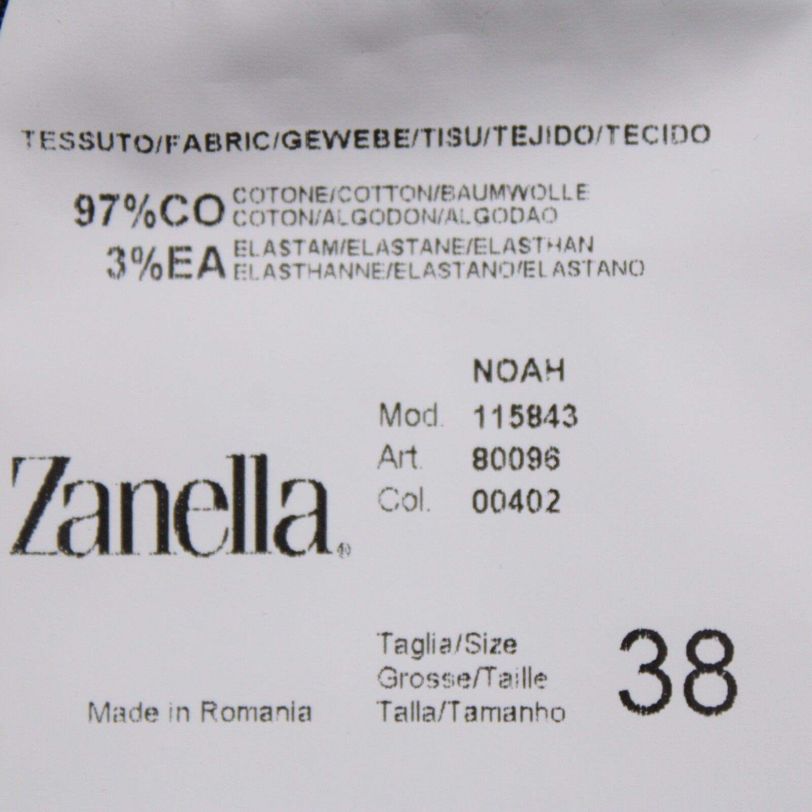 Zanella Zanella New with tags Chino Size 38 US In Blue Size US 38 / EU 54 - 6 Thumbnail
