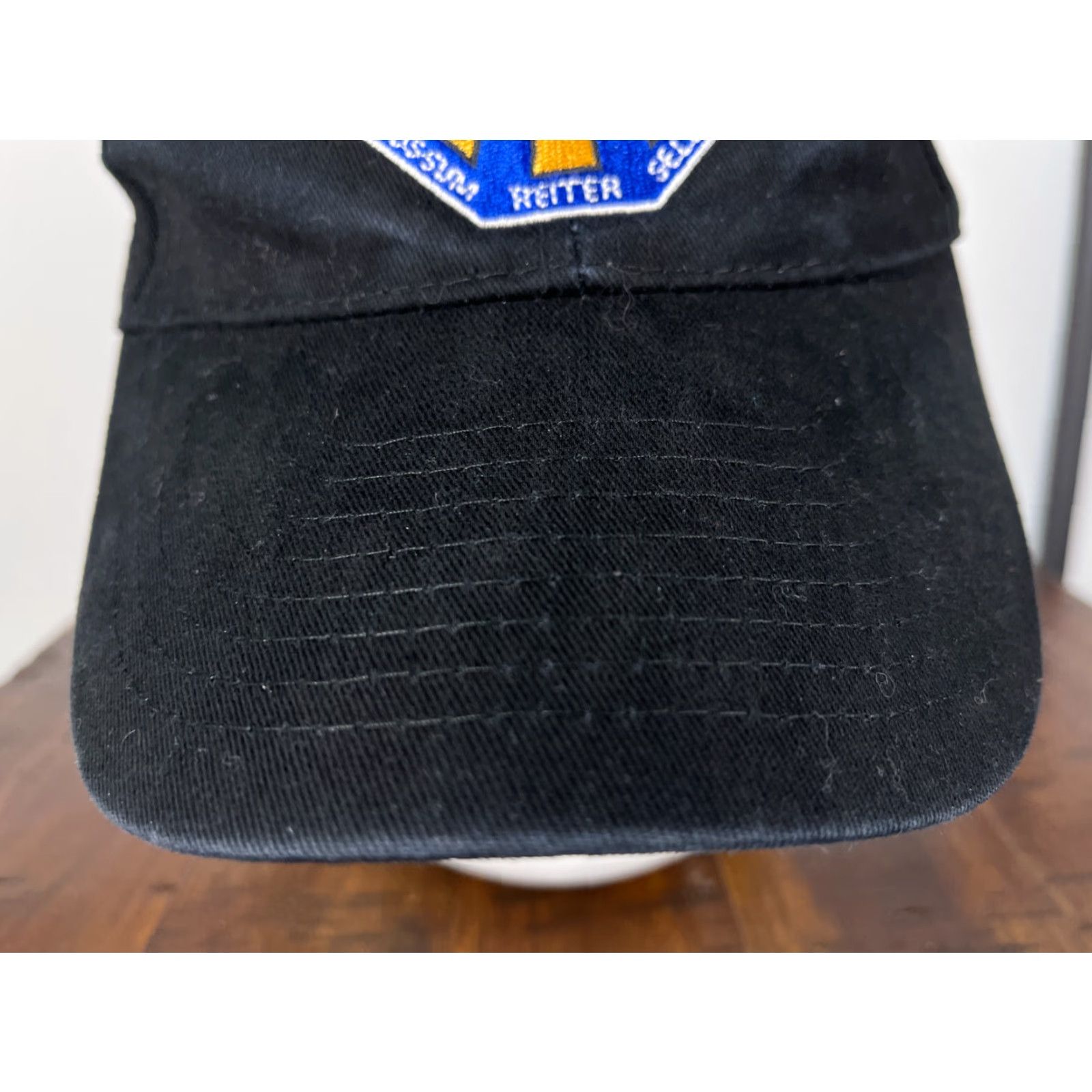 Vintage BWM Global United Space Alliance Hat Cap Strap Back Mens One Size Black Patches STS-127 D Space Baseball Cap Men Adjustable Twill Cotton Hat Size ONE SIZE - 5 Thumbnail