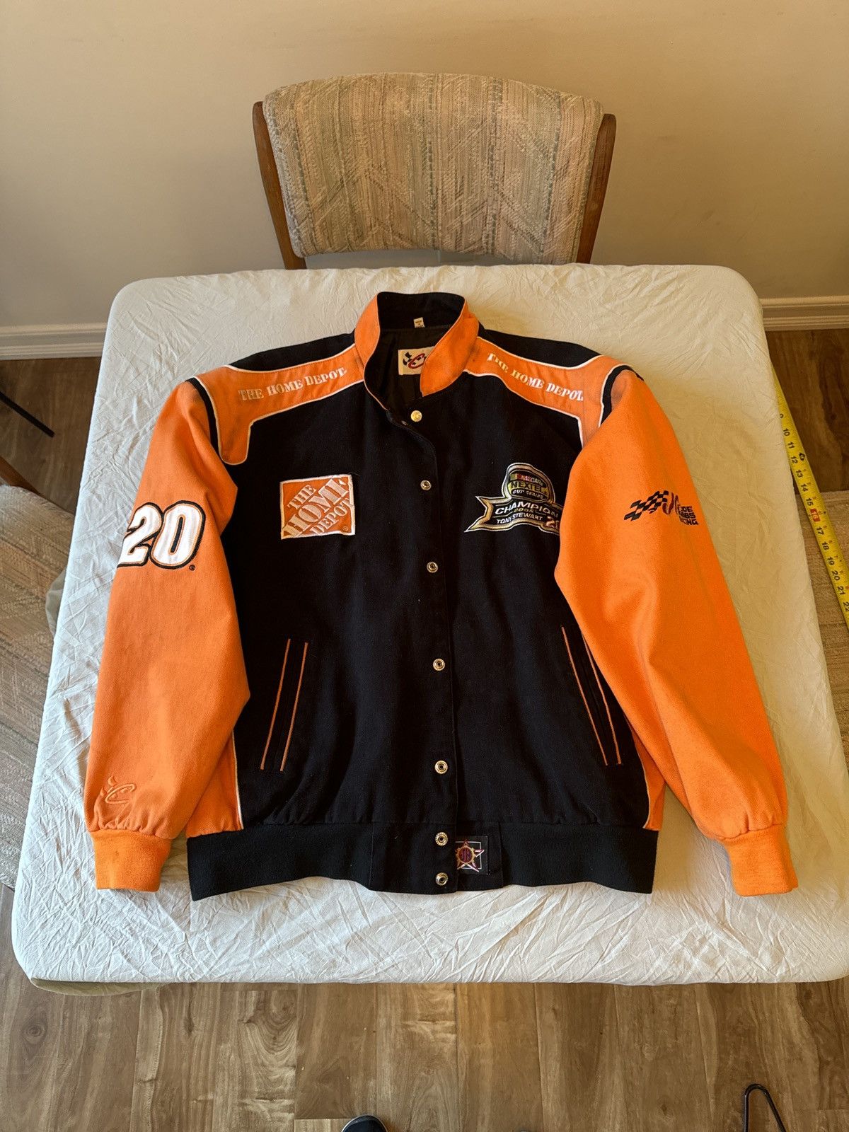 Image of Chase Authentics x Nascar Jacket Tony Stewart in Orange, Men's (Size XL)