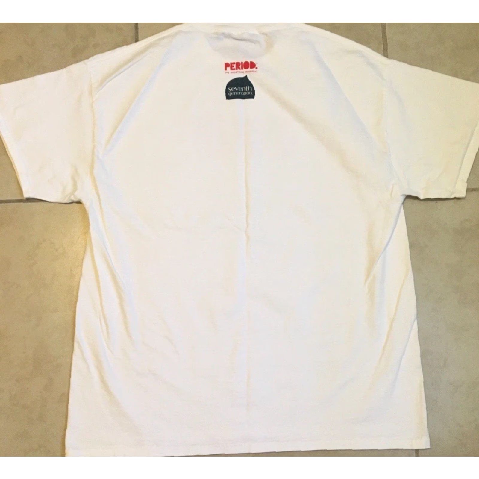 Vintage VINTAGE Seventh Generation We Are The Menstrual Movement Shirt XL White Funny Joke Shirt Mens Graphic Tee 80s 90s Size US XL / EU 56 / 4 - 2 Thumbnail
