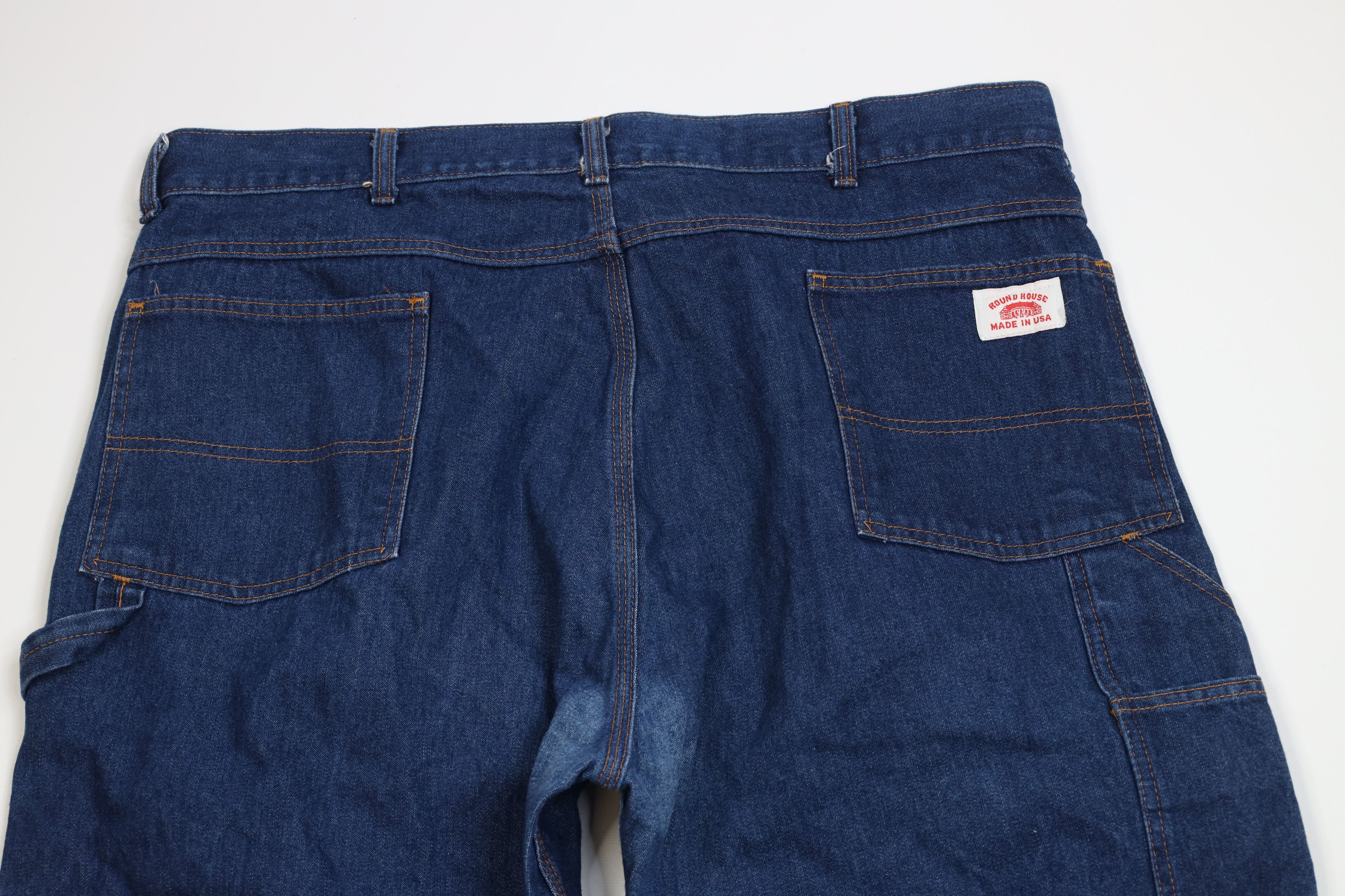 Vintage Vintage 90s Streetwear Wide Leg Dungaree Denim Jeans USA Size US 40 / EU 56 - 11 Thumbnail