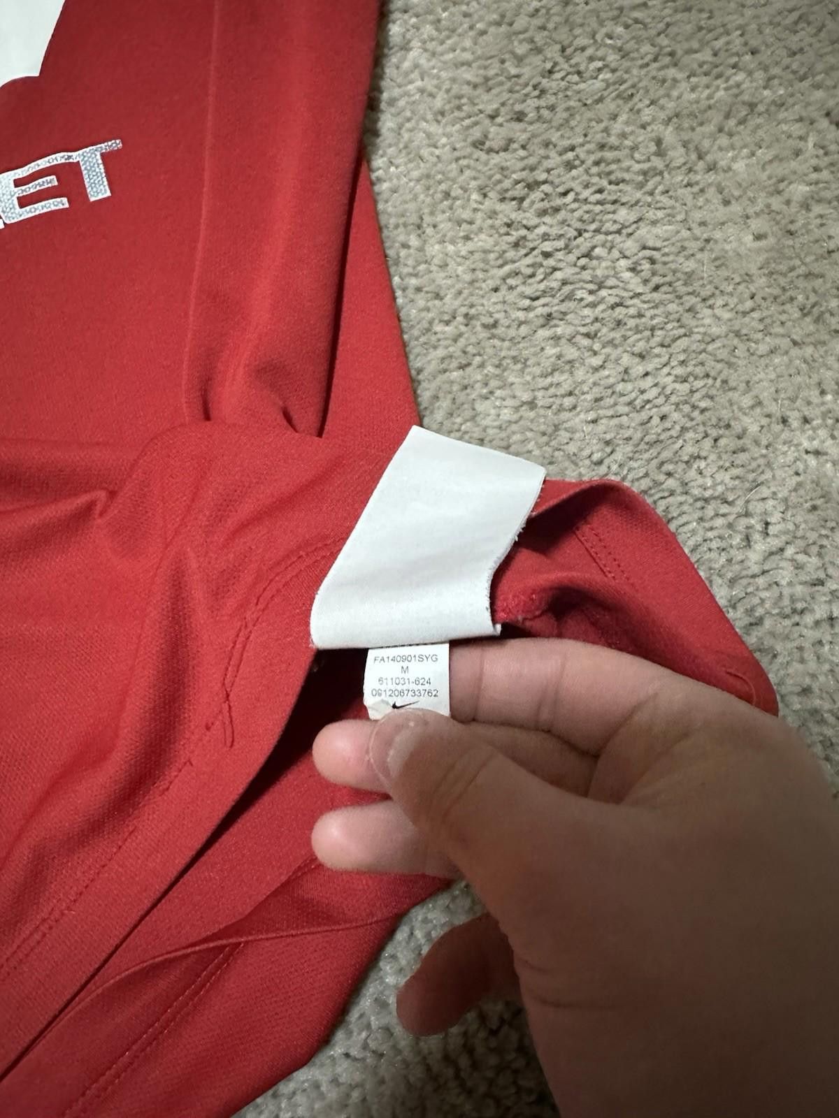 Nike Manchester United 2015 Hom Football Shirt Nike Soccer Jersey Size US M / EU 48-50 / 2 - 7 Thumbnail