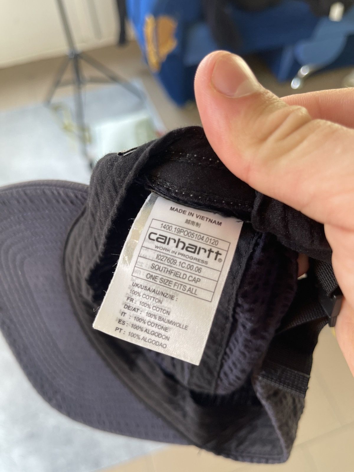 Carhartt Y2K Carhartt Hat Mens Strap Back Adjustable Work Wear Size ONE SIZE - 7 Thumbnail
