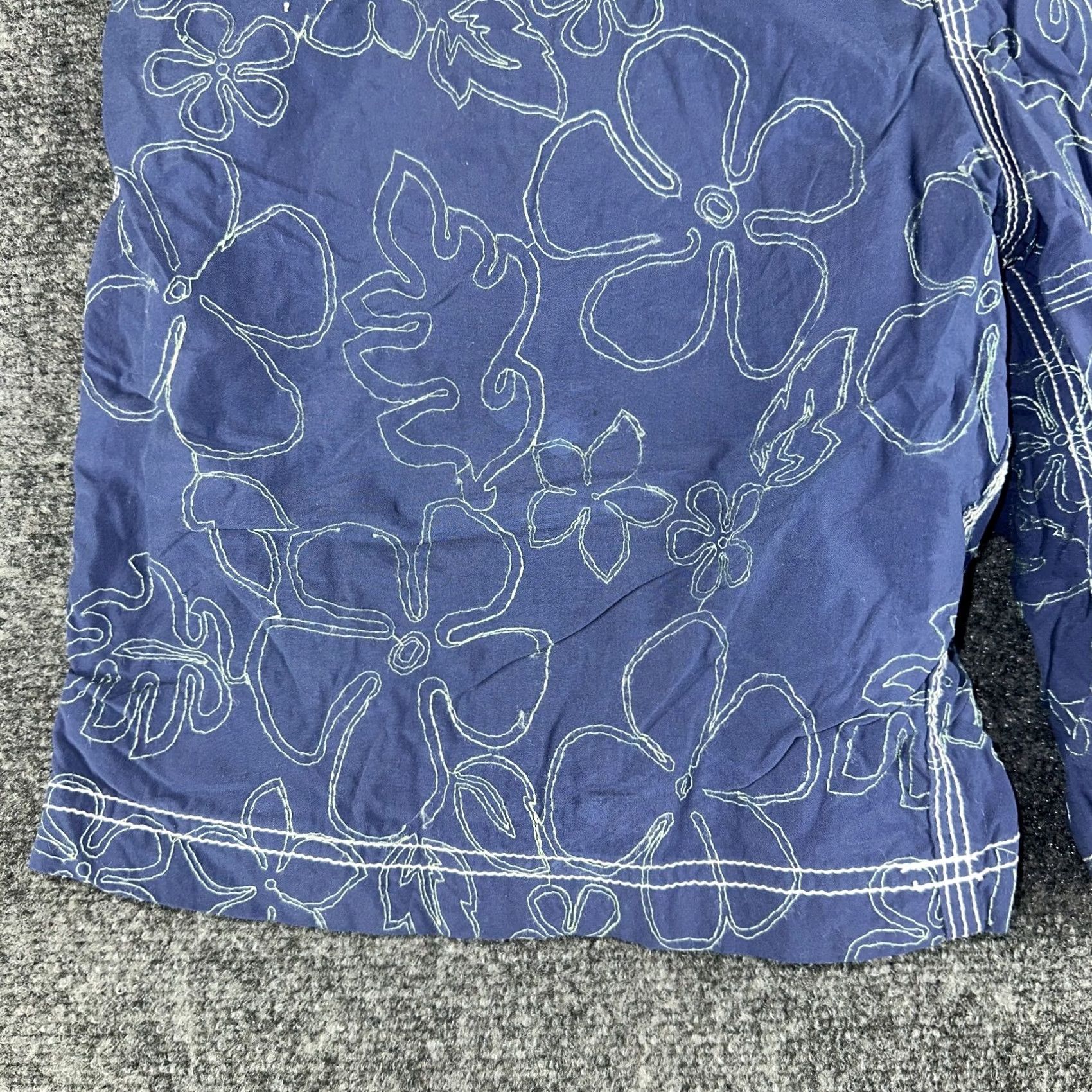 J.Crew J Crew Board Shorts Mens 34 Blue Nylon Tie Waist Pocket Original Swimwear Surf Size US 34 / EU 50 - 5 Thumbnail