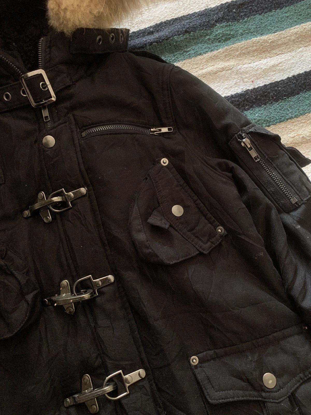 If Six Was Nine Japanese CRWX Fireman Fur Jacket Size US M / EU 48-50 / 2 - 12 Thumbnail