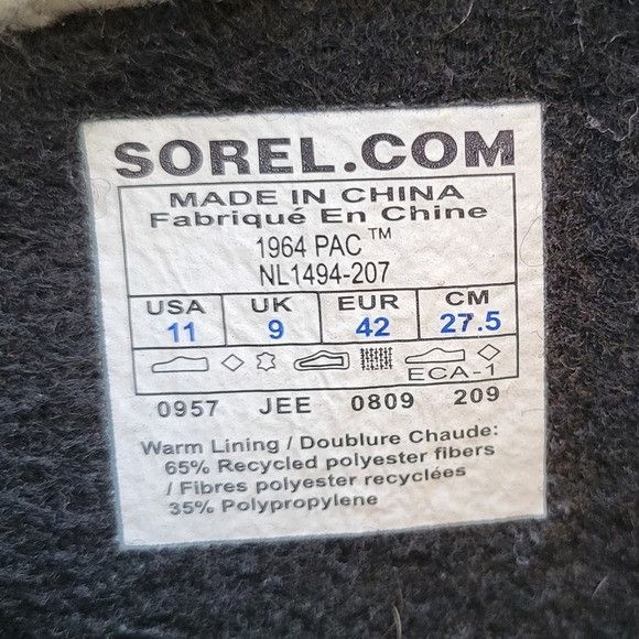 SOREL Sorel 1964 Pac Purple White Plaid Leather Sherpa Pile Winter Size US 11 / IT 41 - 8 Thumbnail