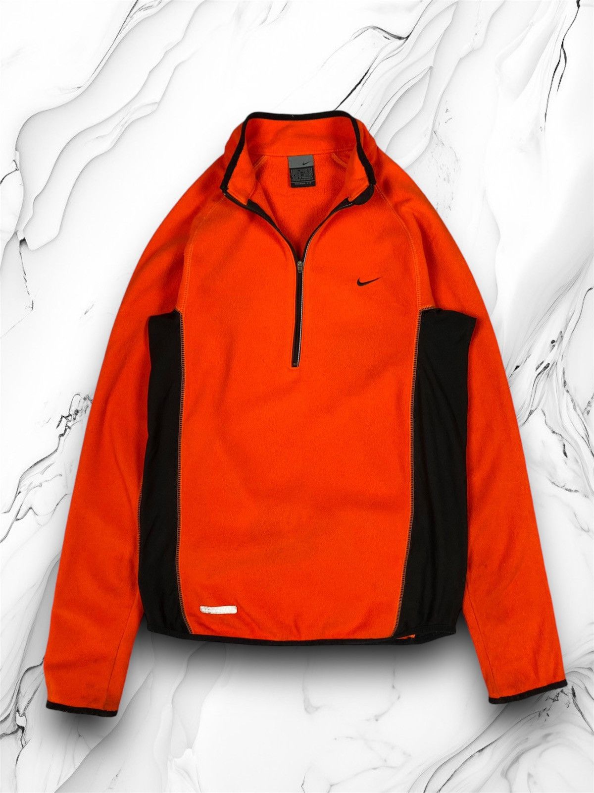 Nike Vintage Nike Zip 1/3 Fleece Jacket Y2K Style Drill Gorpcore Size US S / EU 44-46 / 1 - 1 Thumbnail