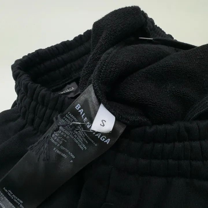 Balenciaga Balenciaga Balenciaga Black Logo Print Casual Shorts for M Size US 26 / EU 42 - 5 Thumbnail