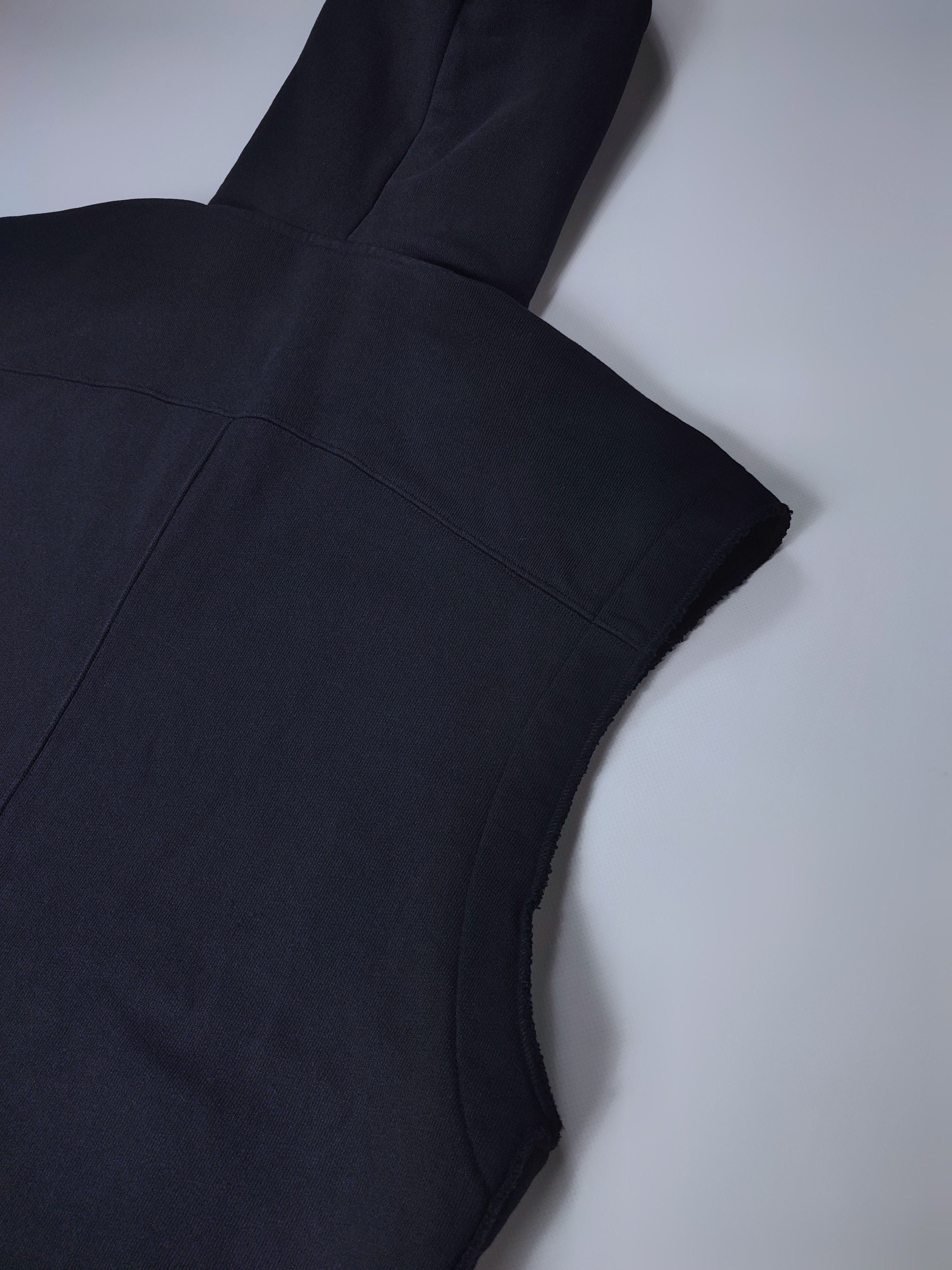 Dries Van Noten Oversized sleeveless hoodie Rick Owens Vetements Vuja De Size US M / EU 48-50 / 2 - 15 Thumbnail
