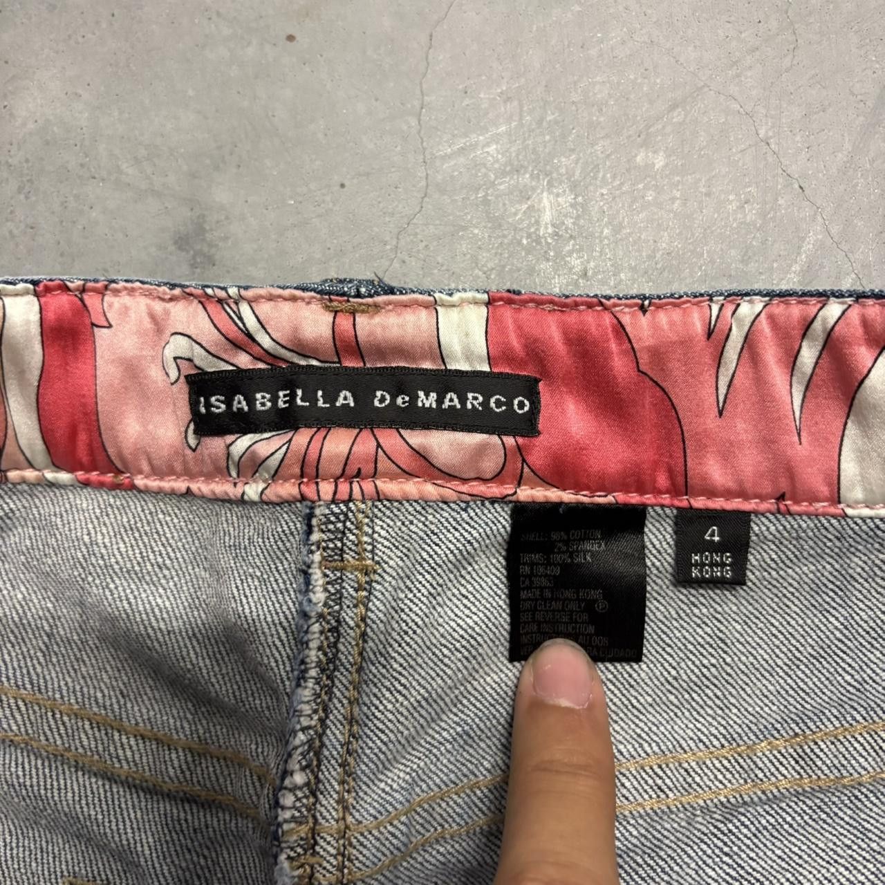 Japanese Brand × Vintage Crazy Vintage Y2K/2000s Flared Medium Wash Denim Jeans! Size US 28 / EU 44 - 6 Thumbnail