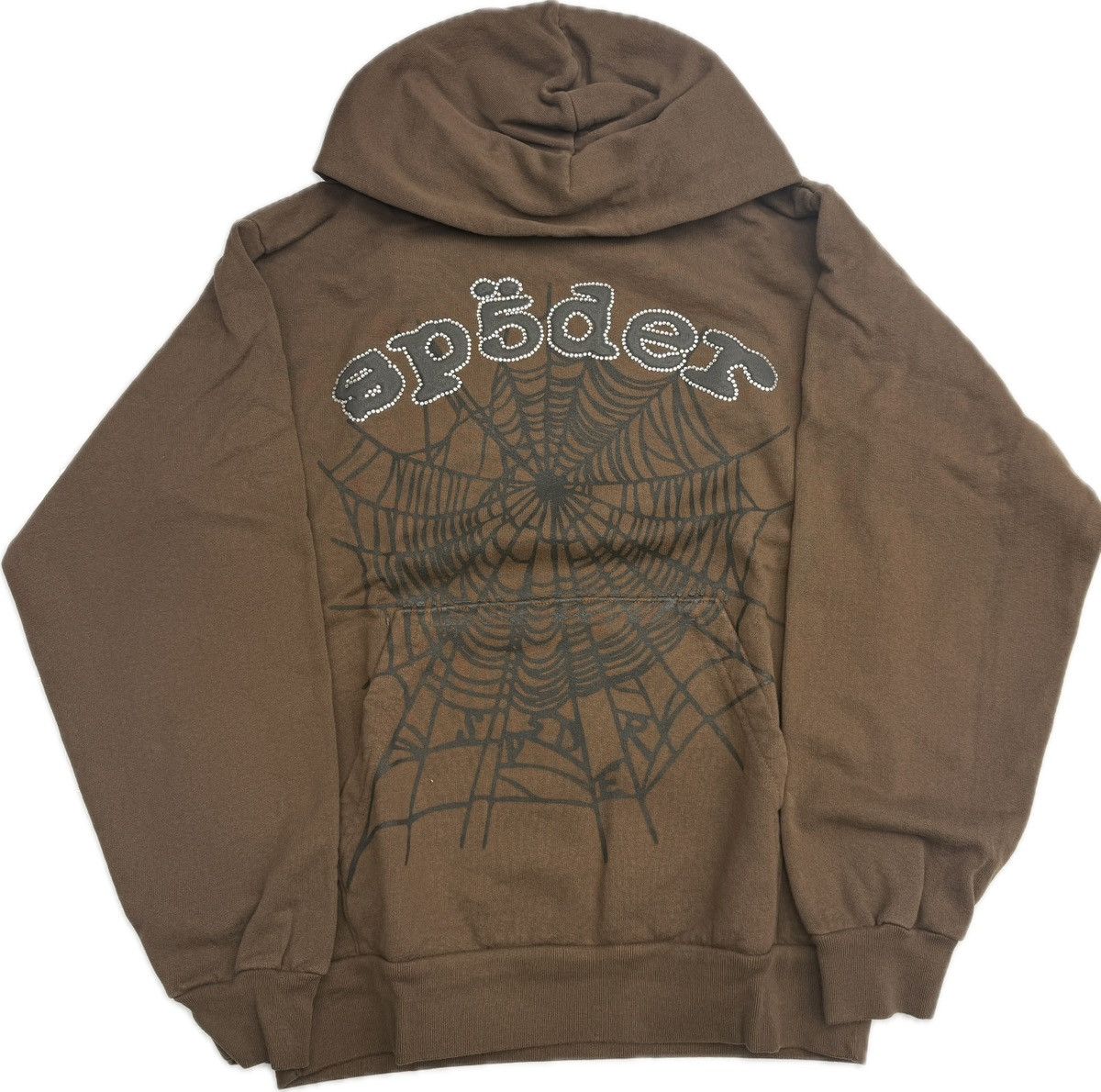 Sp5der Rhinestone OG Web Hoodie