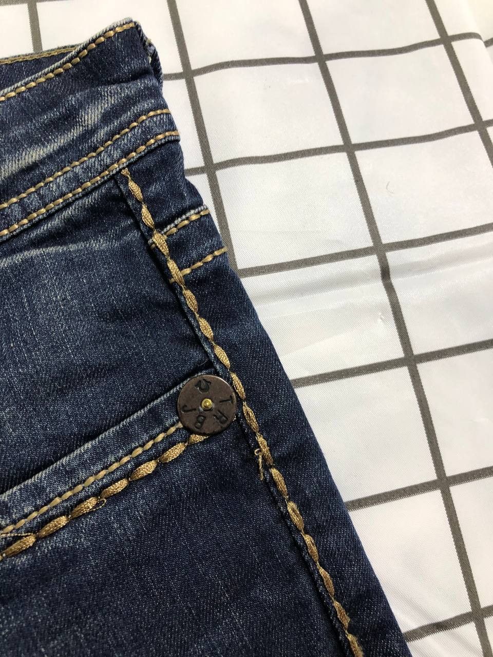 True Religion True Religion Billy Big Straight Jeans Swarovski Crystal Size US 32 / EU 48 - 7 Thumbnail
