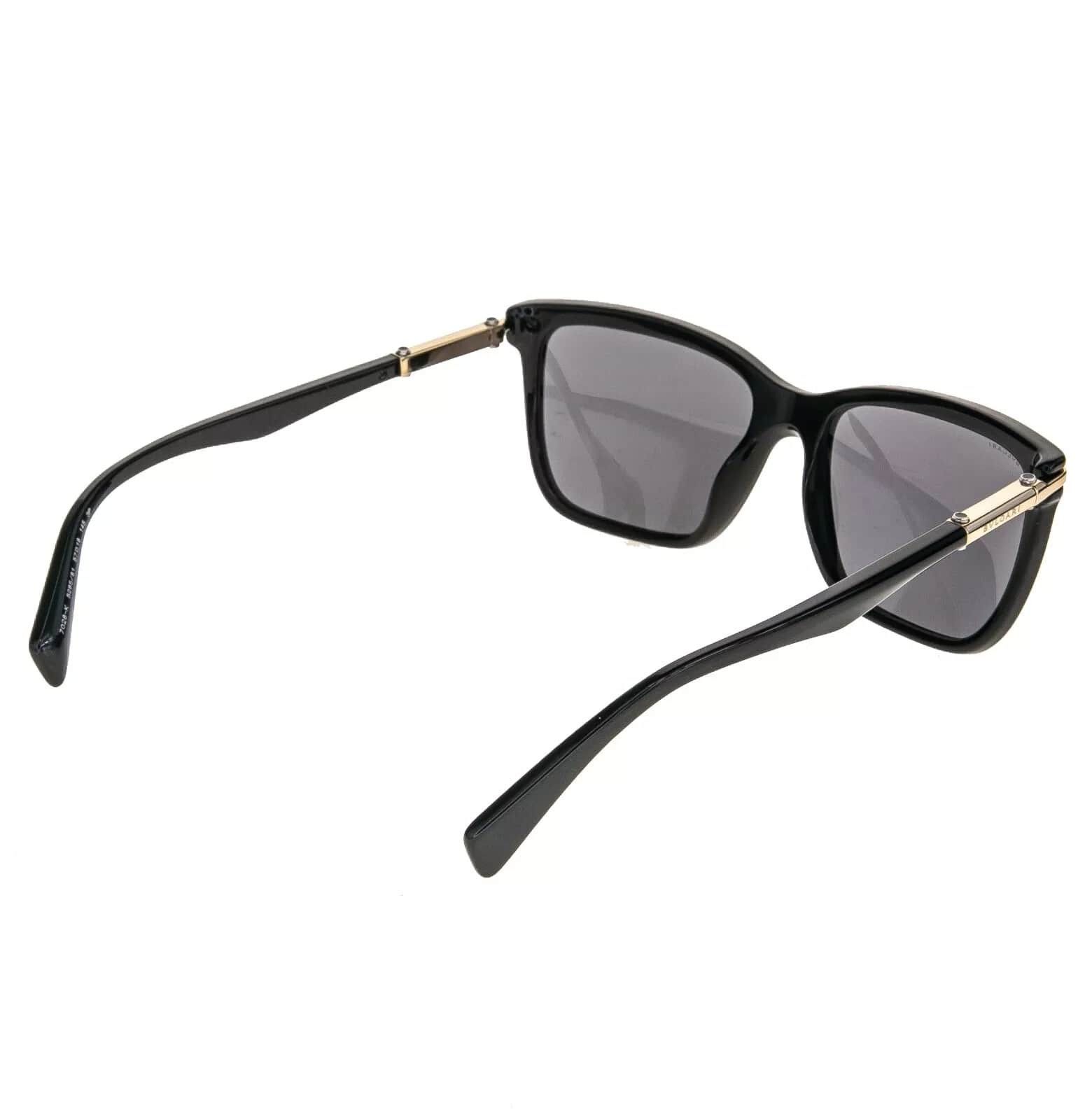 Bvlgari BVLGARI Le Gemme 7028 Black Plated Pilot Sunglasses BV7028K Size ONE SIZE - 4 Thumbnail