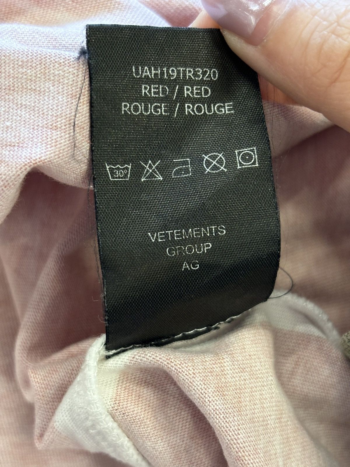 Vetements Vetements aw18 Digital Print Jersey Tshirt Size US XS / EU 42 / 0 - 8 Thumbnail