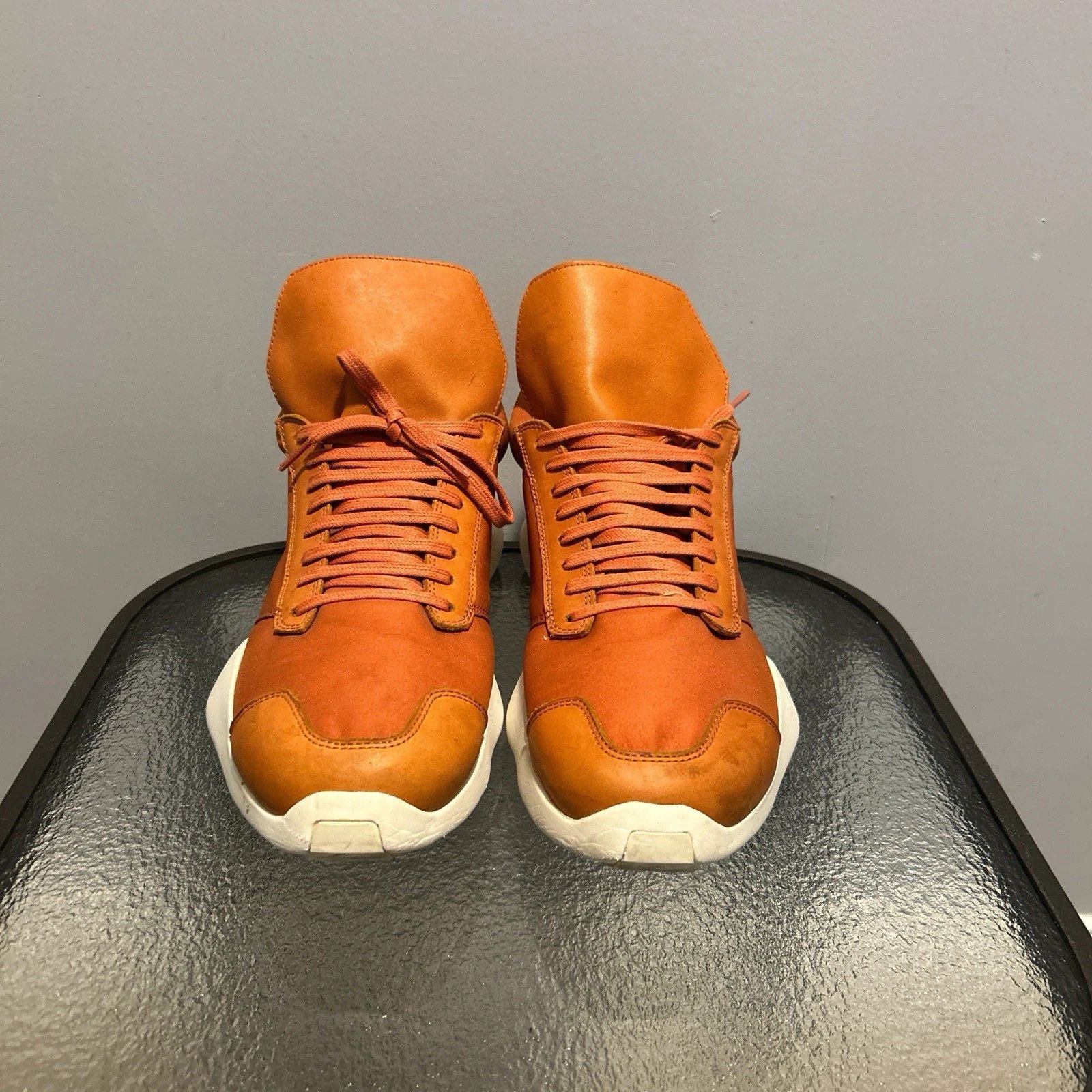 Rick Owens Adidas x Rick Owens Runner Fox Orange 9.5 AQ2824 Size US 9.5 / EU 42-43 - 3 Thumbnail