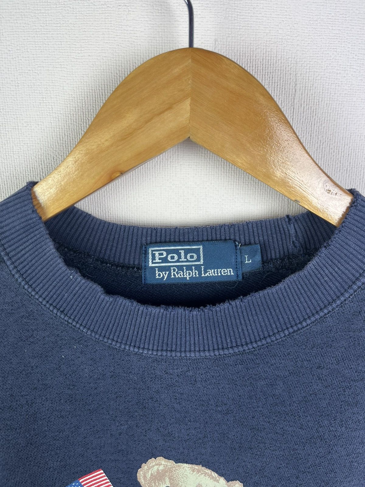 Polo Ralph Lauren Vintage Ralph Lauren Polo Sport Bear Sweatshirt Blue Size L Size US L / EU 52-54 / 3 - 2 Thumbnail