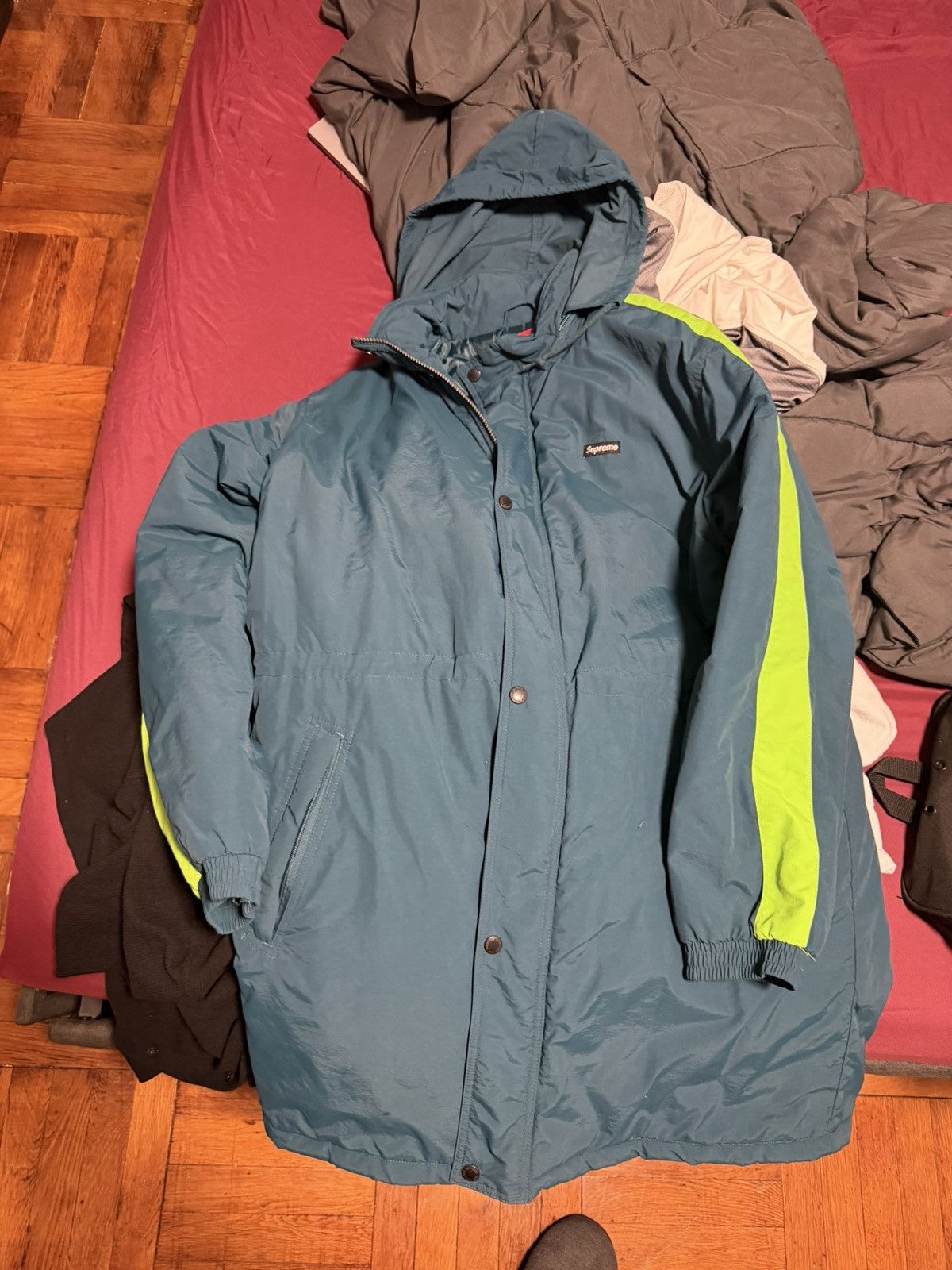 Supreme SUPREME “ Stadium Parka Box Logo” Size US L / EU 52-54 / 3 - 2 Thumbnail